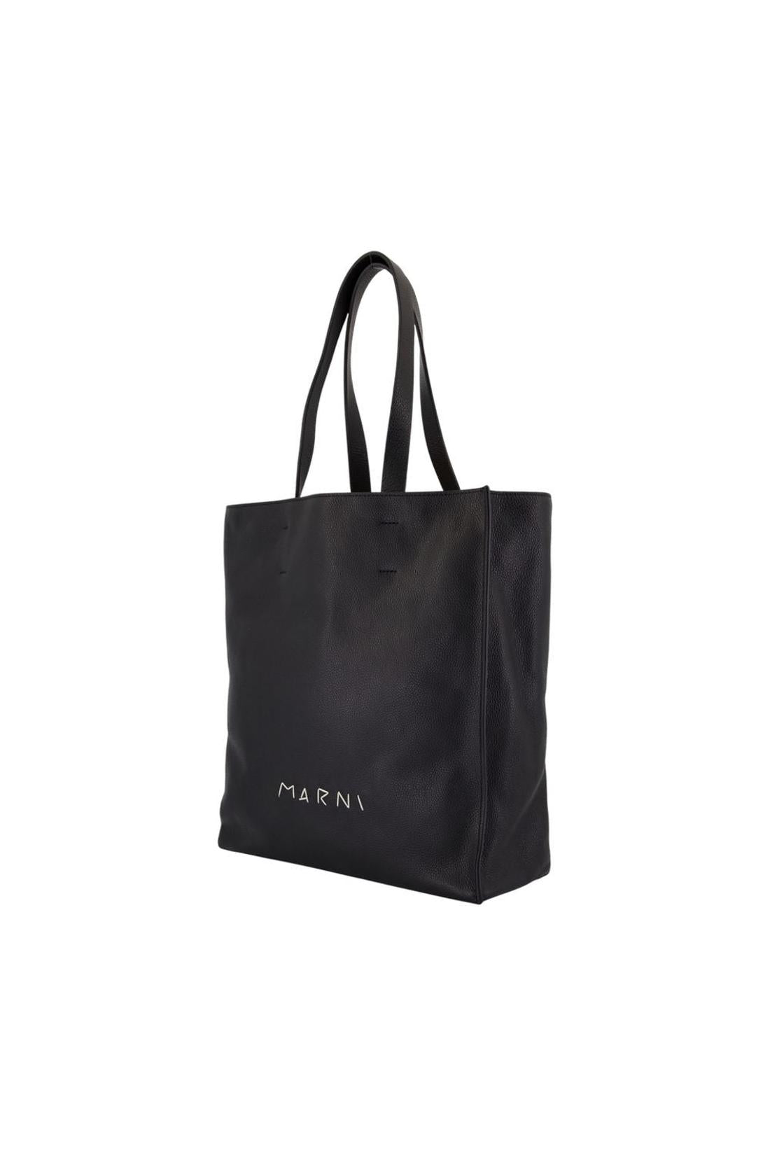 Marni-Museo Soft New Large Cabas - Marni - Leder - Schwarz-Taschen-Black-Deal-Outlet-by-ARCHIVIST