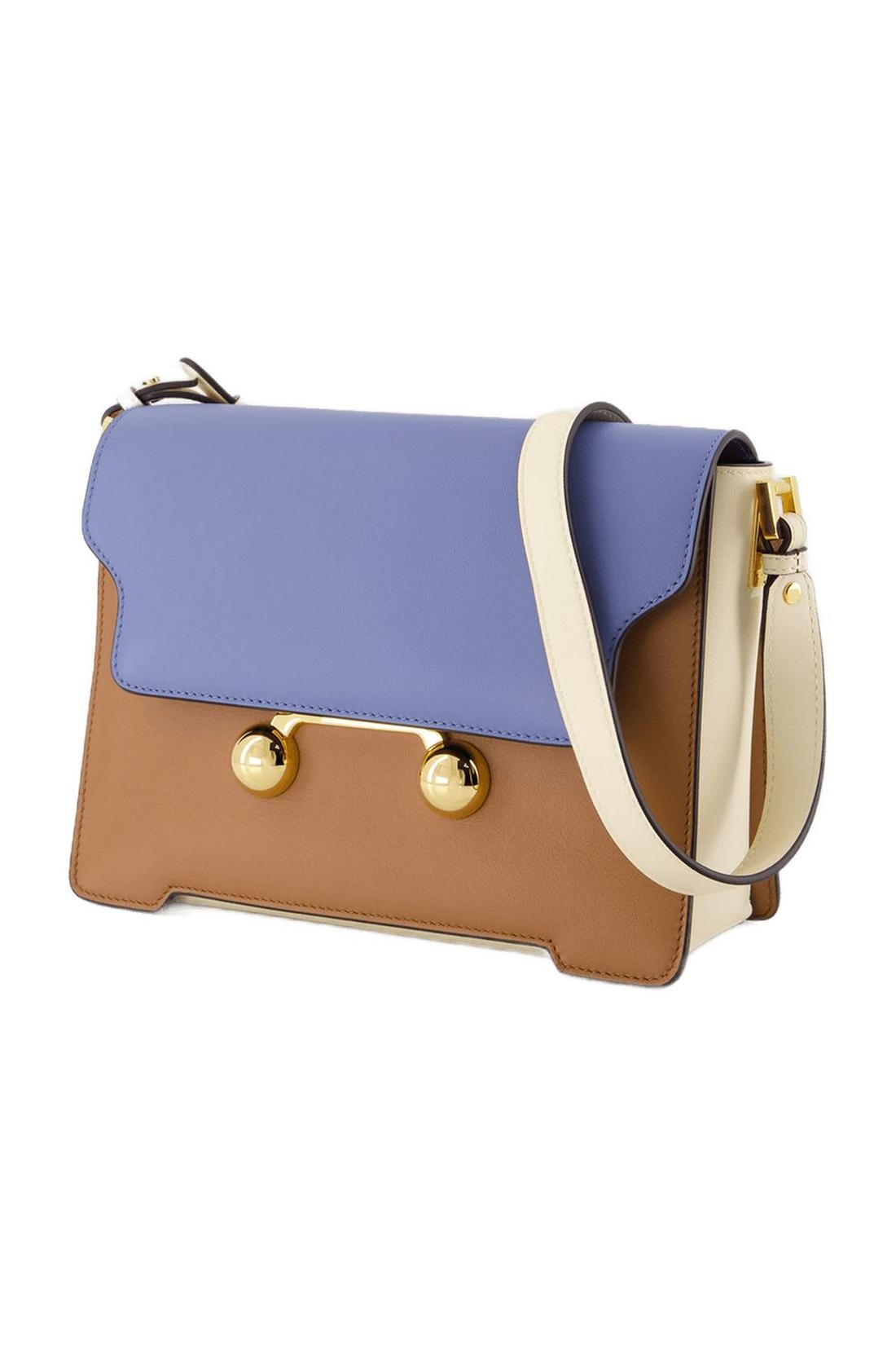 Medium handbag - Marni - Leather - Brown