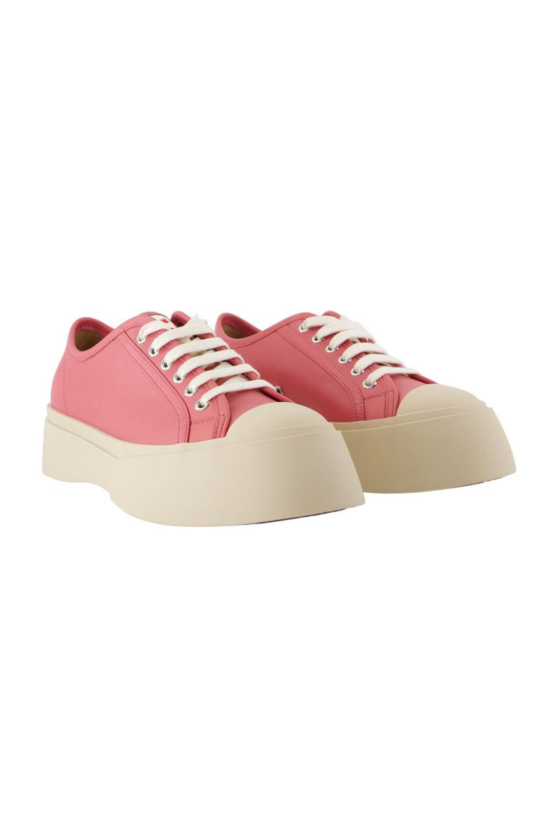 Marni-Laced Up Sneakers - Marni - Leder - Pink-Sneaker-Black-Deal-Outlet-by-ARCHIVIST