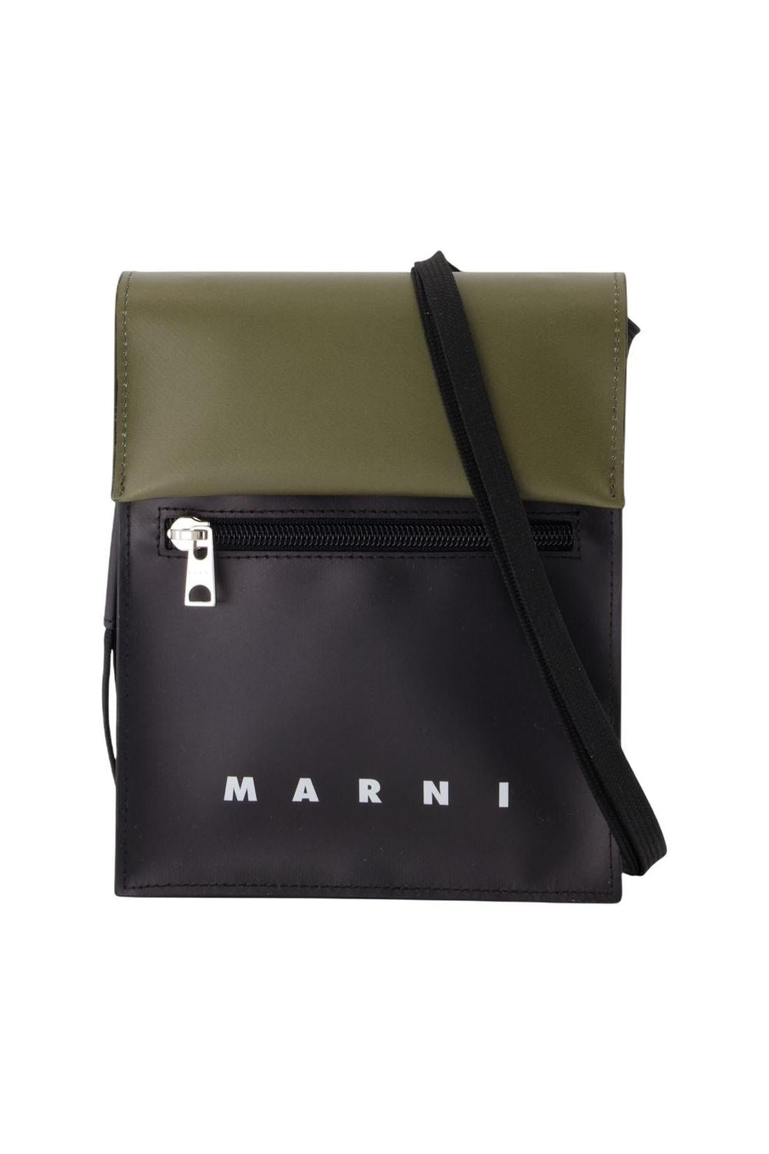 Marni-Tribeca Schultertasche - Marni - Synthetik - Schwarz-Taschen-Black-Deal-Outlet-by-ARCHIVIST