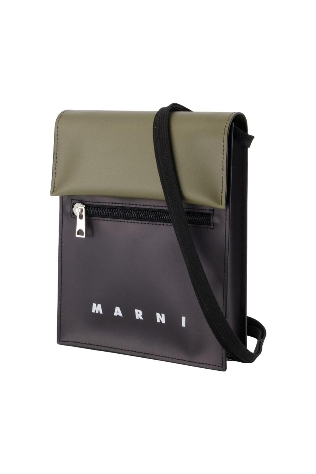 Marni-Tribeca Schultertasche - Marni - Synthetik - Schwarz-Taschen-Black-Deal-Outlet-by-ARCHIVIST