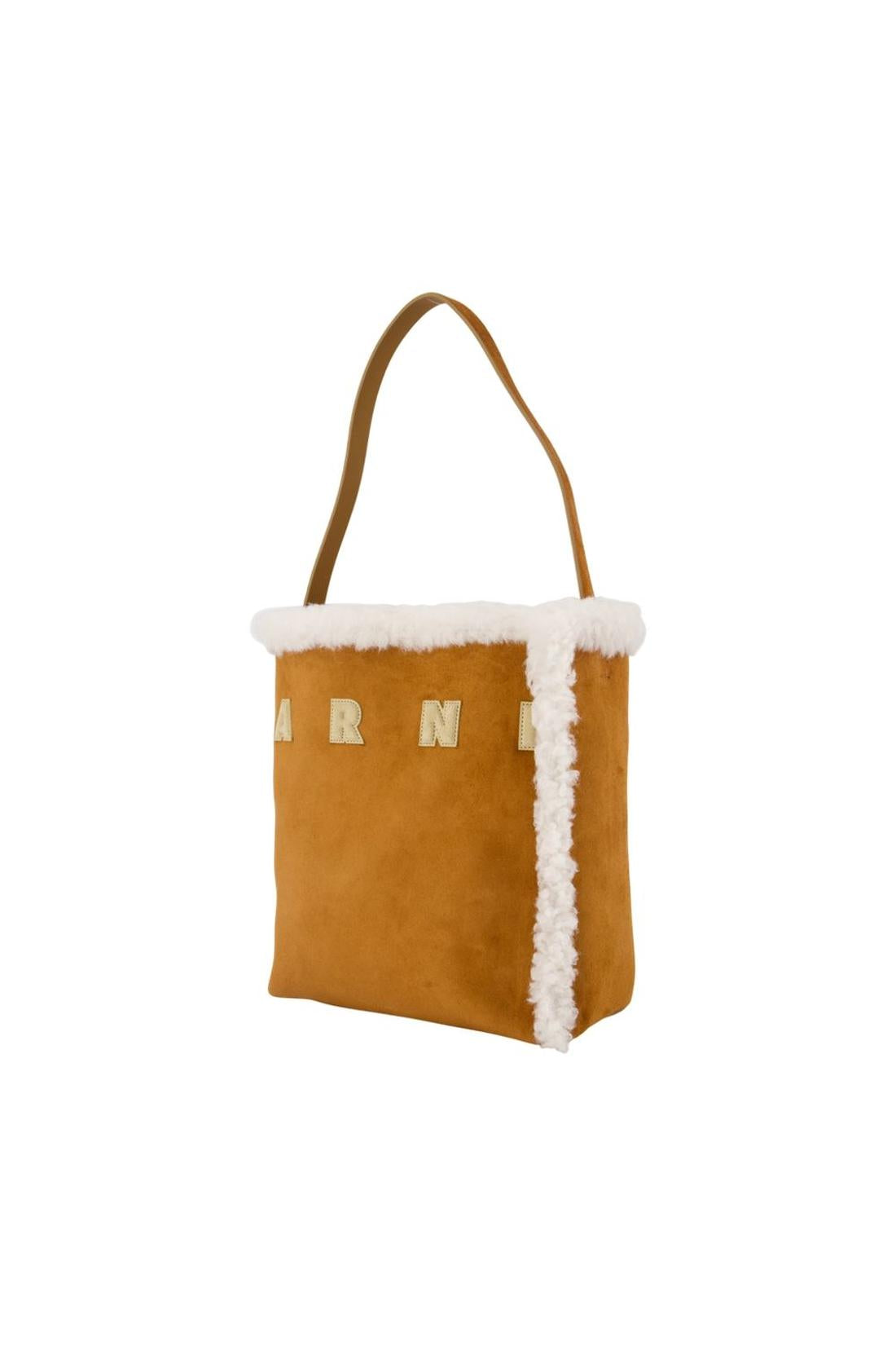 Marni-Museo Mini Cabas - Marni - Leder - Braun-Taschen-Black-Deal-Outlet-by-ARCHIVIST