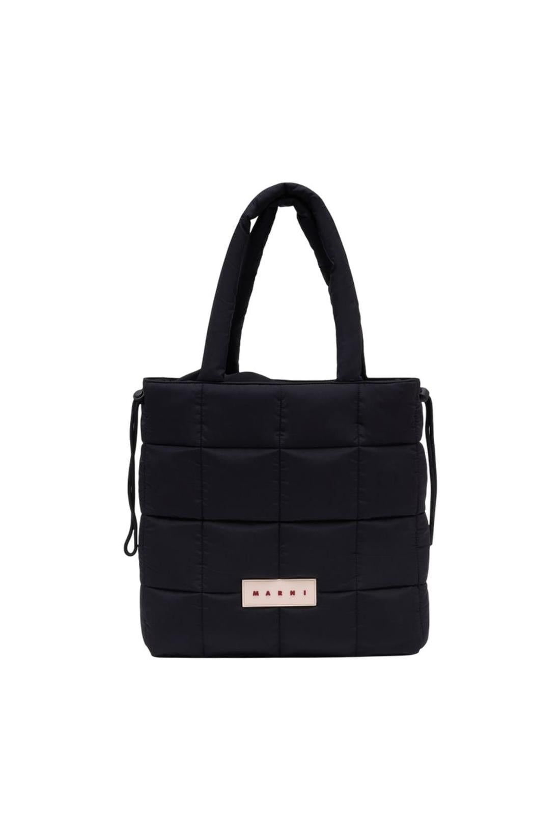 Marni-Einkaufstasche - Marni - Synthetik - Schwarz-Taschen-Black-Deal-Outlet-by-ARCHIVIST