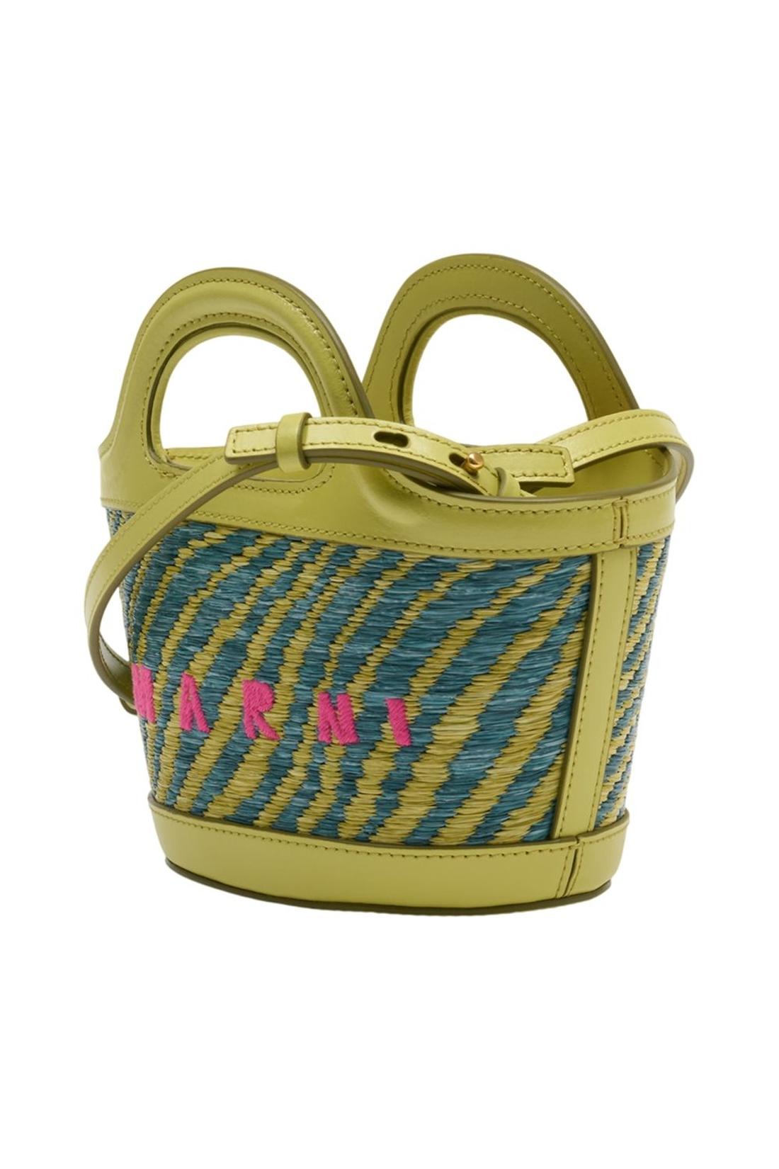 Tropicalia Micro Handtasche - Marni - Nylon - Grün-Taschen-Marni-ARCHIVIST