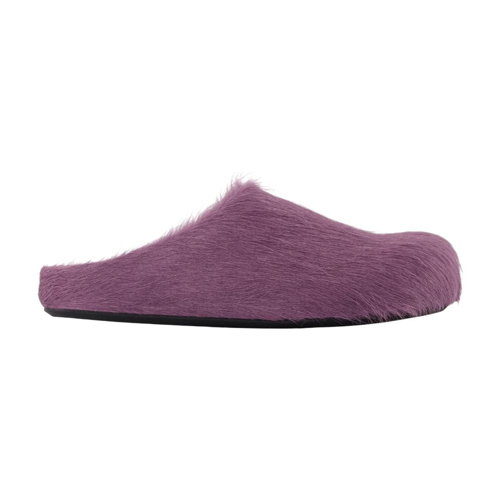 Fussbett Pantoletten - Marni - Leder - Violett