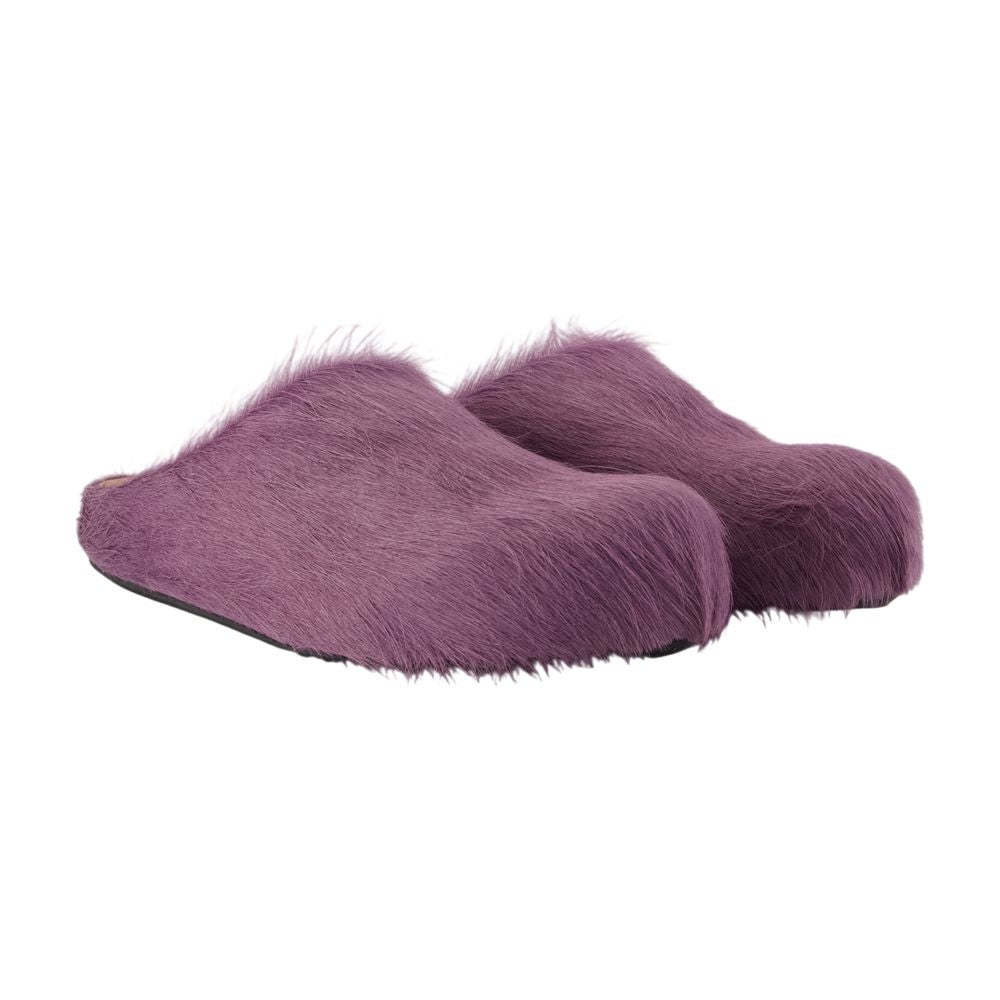 Fussbett Pantoletten - Marni - Leder - Violett