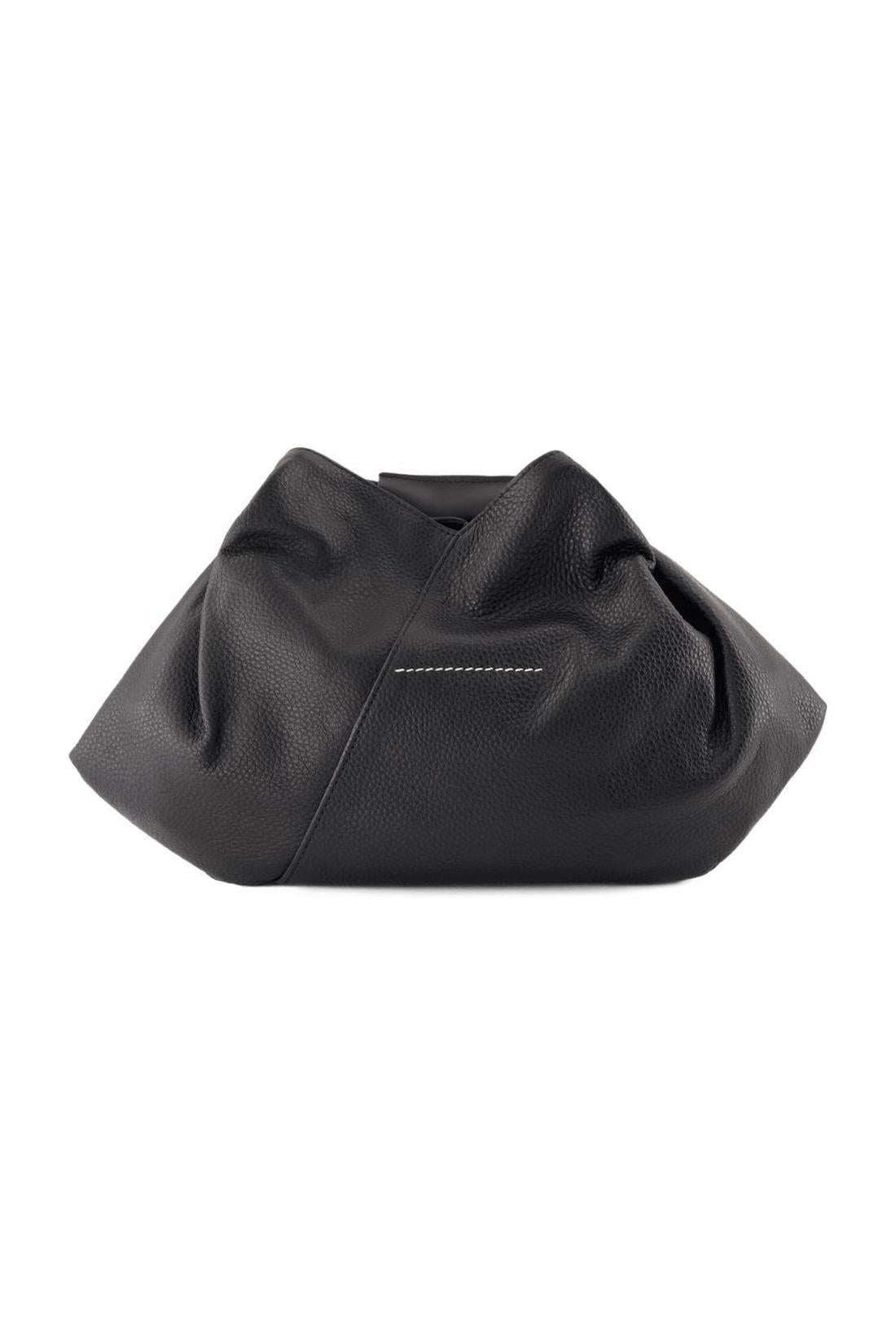Japanese Mini Handtasche - MM6 Maison Margiela - Leder - Schwarz