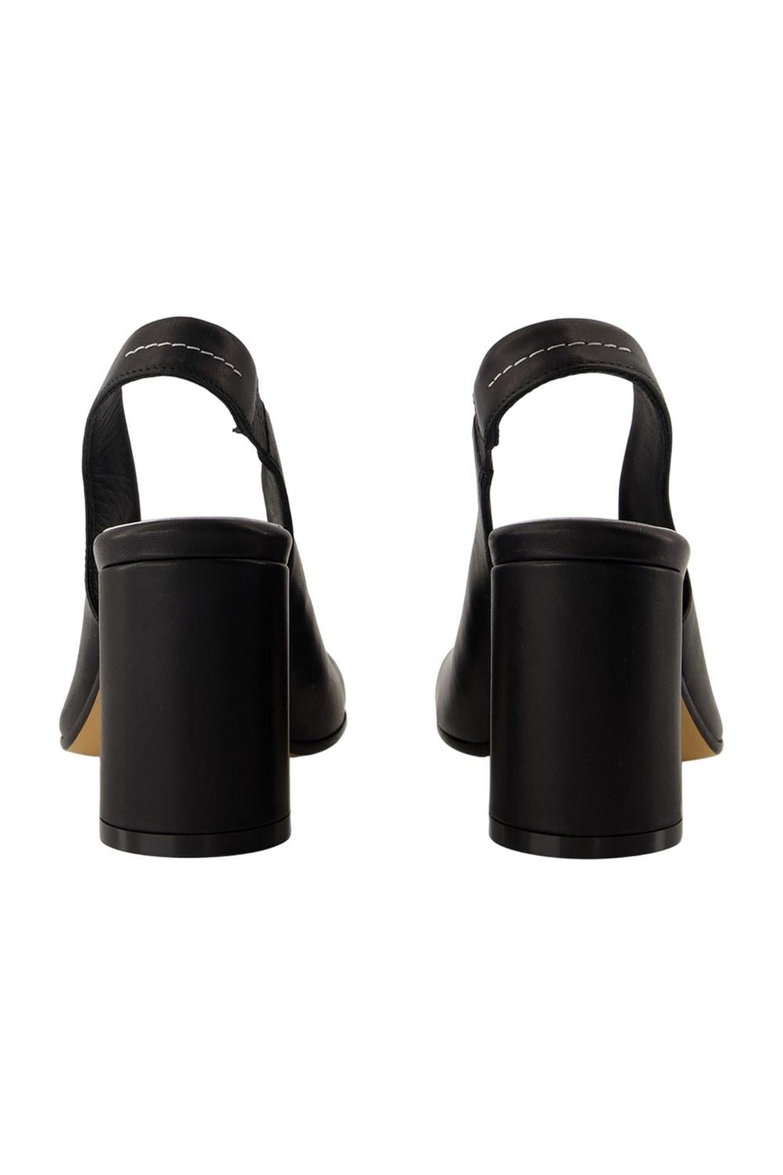 Pumps - MM6 Maison Margiela - Leather - Black