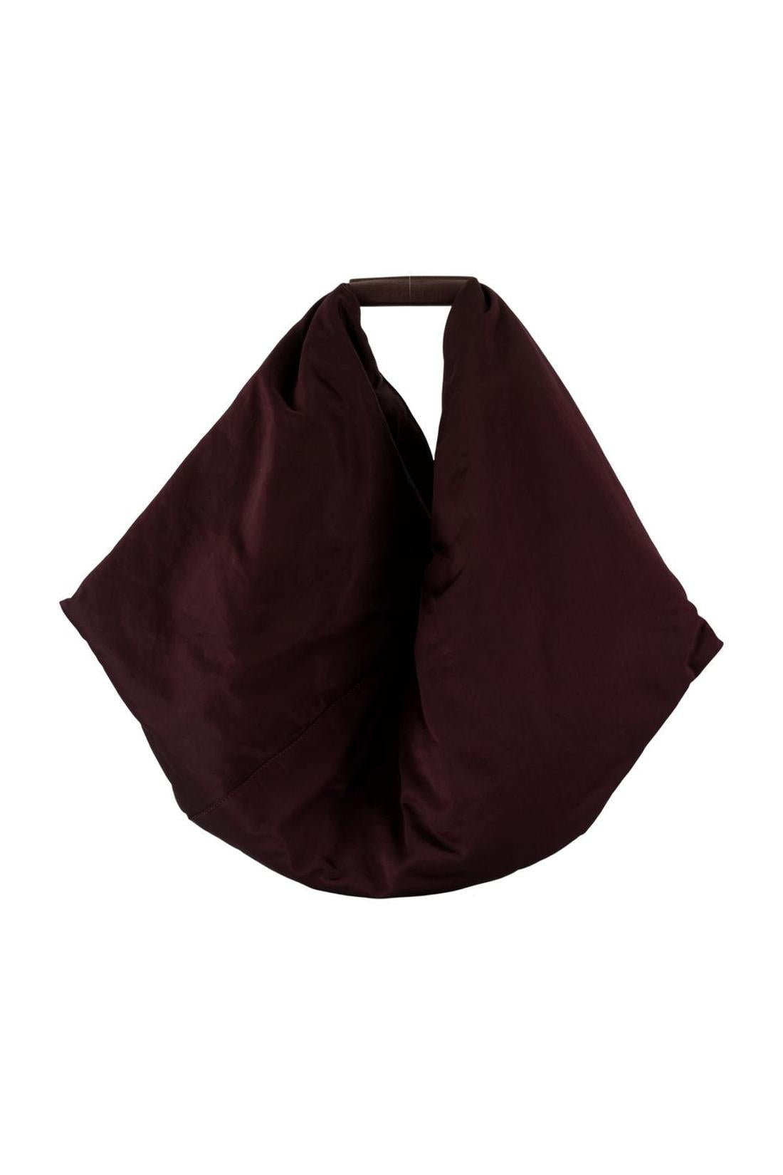 Mm6 Maison Margiela-Schultertasche Japanese Draped - MM6 Maison Margiela - Baumwolle - Braun-Taschen-Black-Deal-Outlet-by-ARCHIVIST