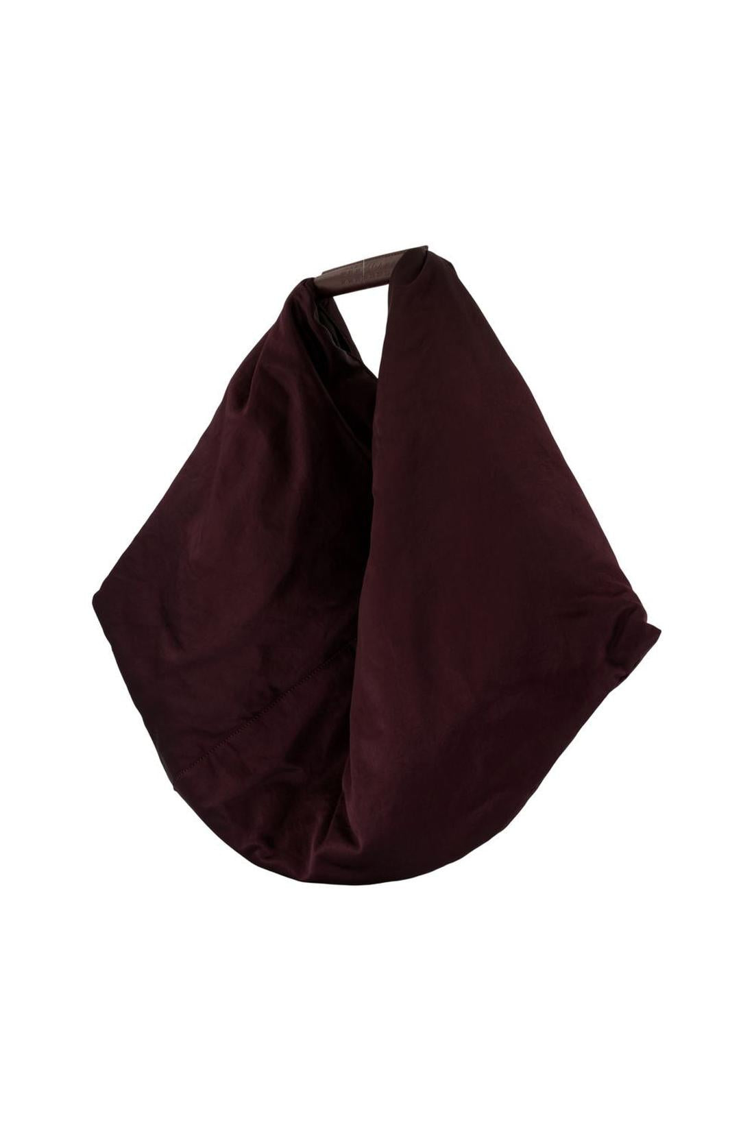 Mm6 Maison Margiela-Schultertasche Japanese Draped - MM6 Maison Margiela - Baumwolle - Braun-Taschen-Black-Deal-Outlet-by-ARCHIVIST