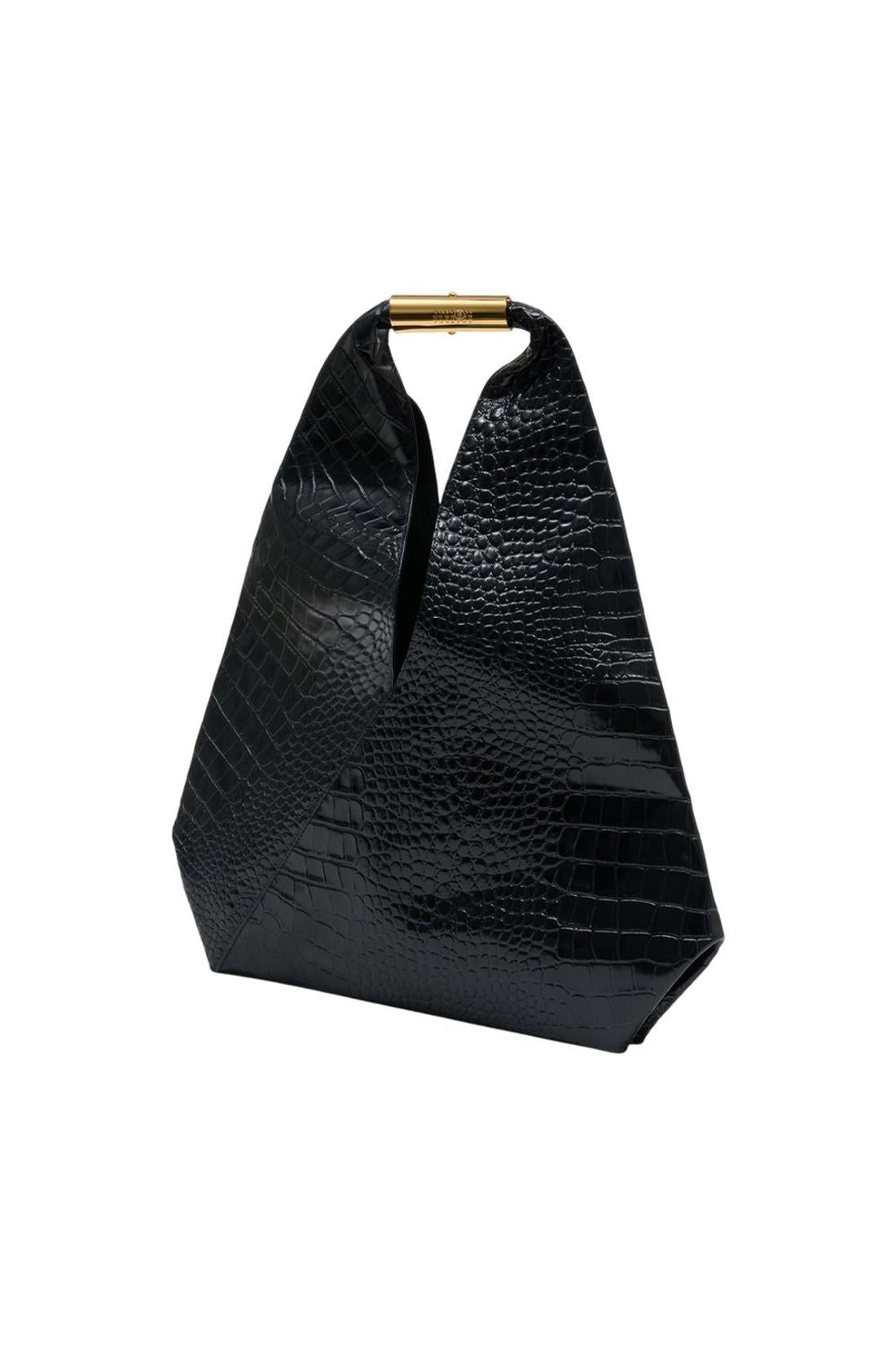 Japanese Media Schultertasche - MM6 Maison Margiela - Leder - Schwarz