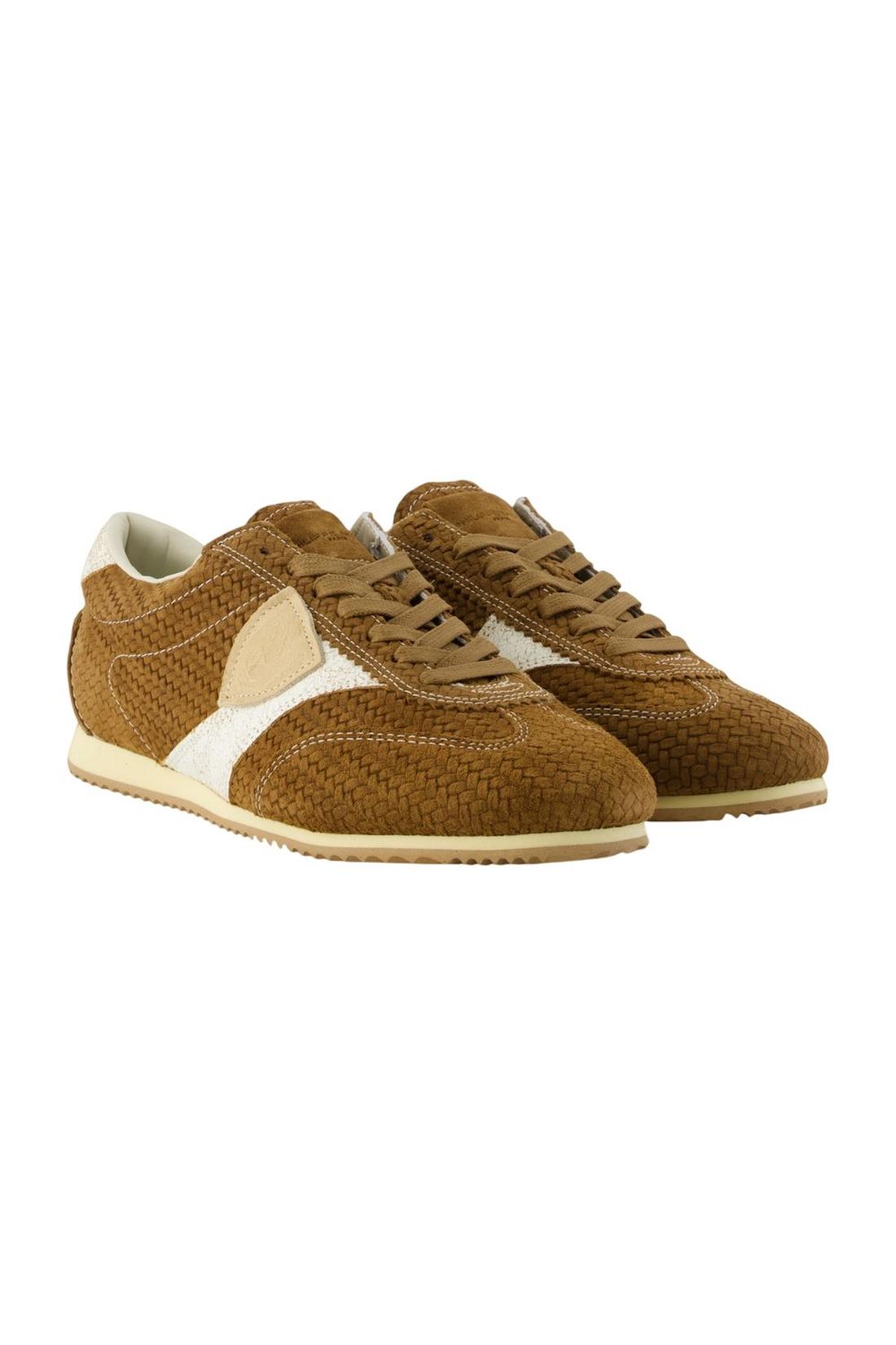Sneakers Planche Low - Philippe Model - Leder - Braun