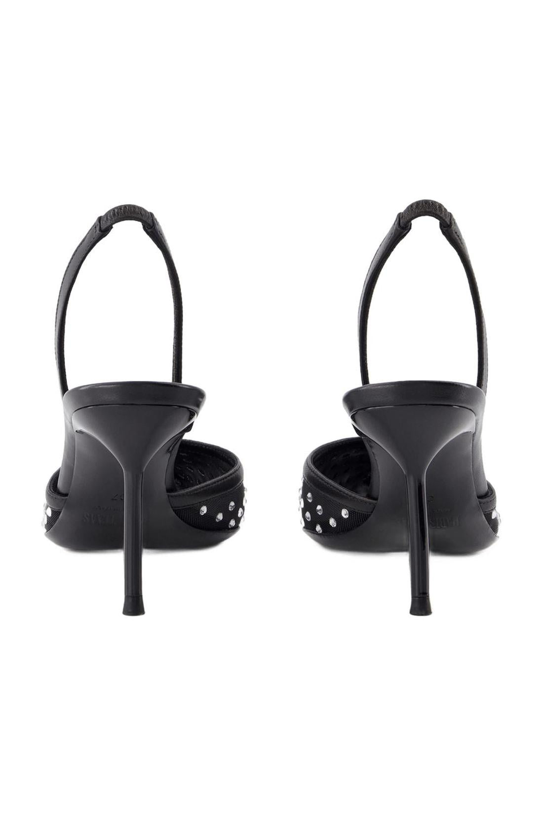 Lidia Slingback 70 Pumps - Paris Texas - Synthetic - Black