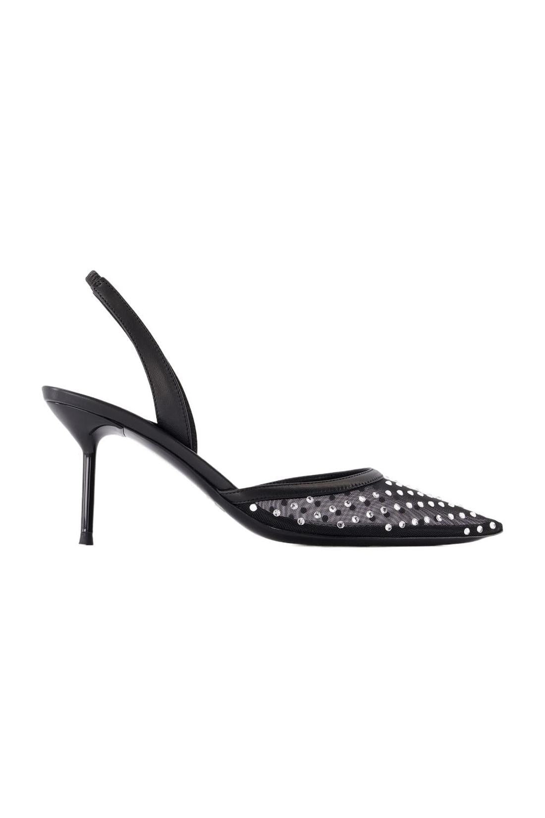 Lidia Slingback 70 Pumps - Paris Texas - Synthetic - Black