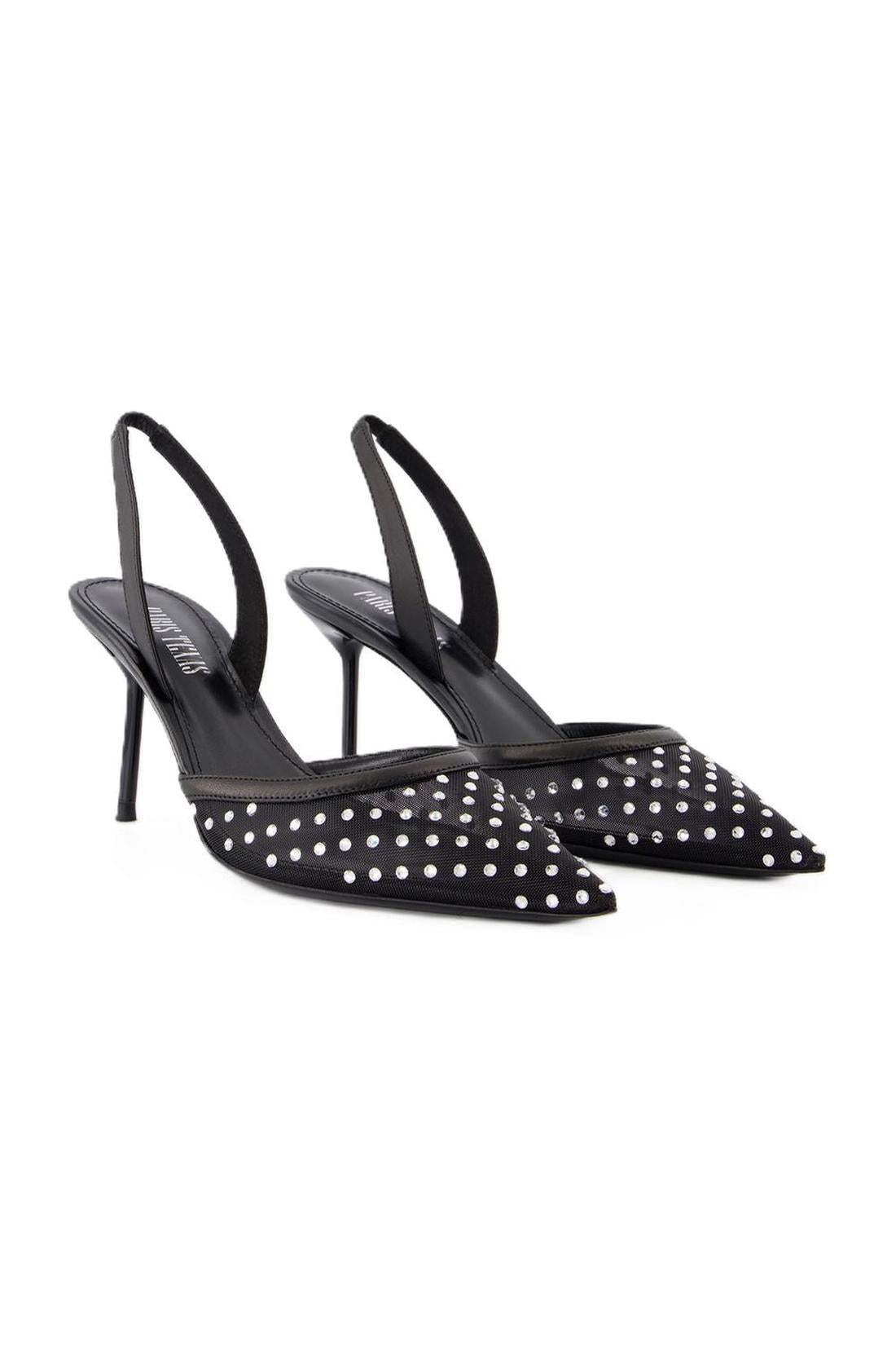 Lidia Slingback 70 Pumps - Paris Texas - Synthetic - Black