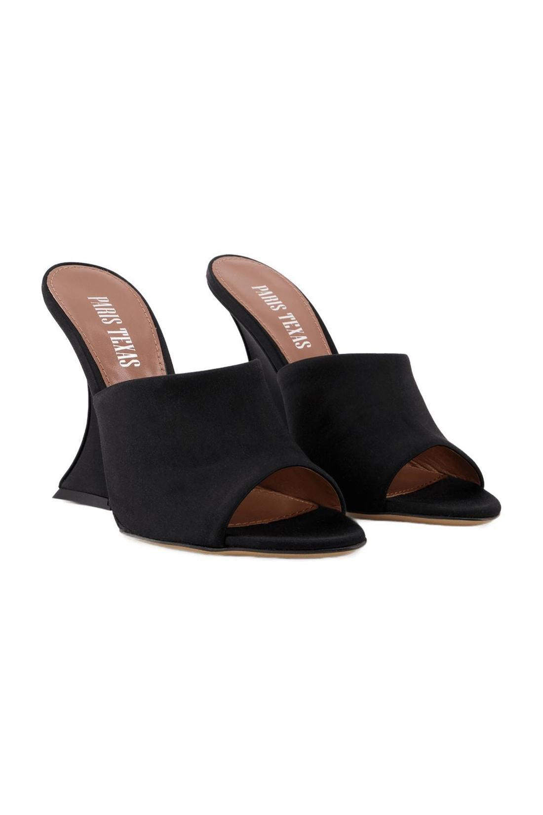 Nina Pumps - Paris Texas - Silk - Black