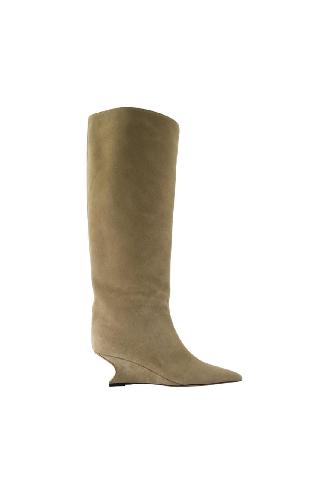 Paris Texas-Stiefel Nina 50 - Paris Texas - Leder - Beige-schuhe / stiefel-Black-Deal-Outlet-by-ARCHIVIST