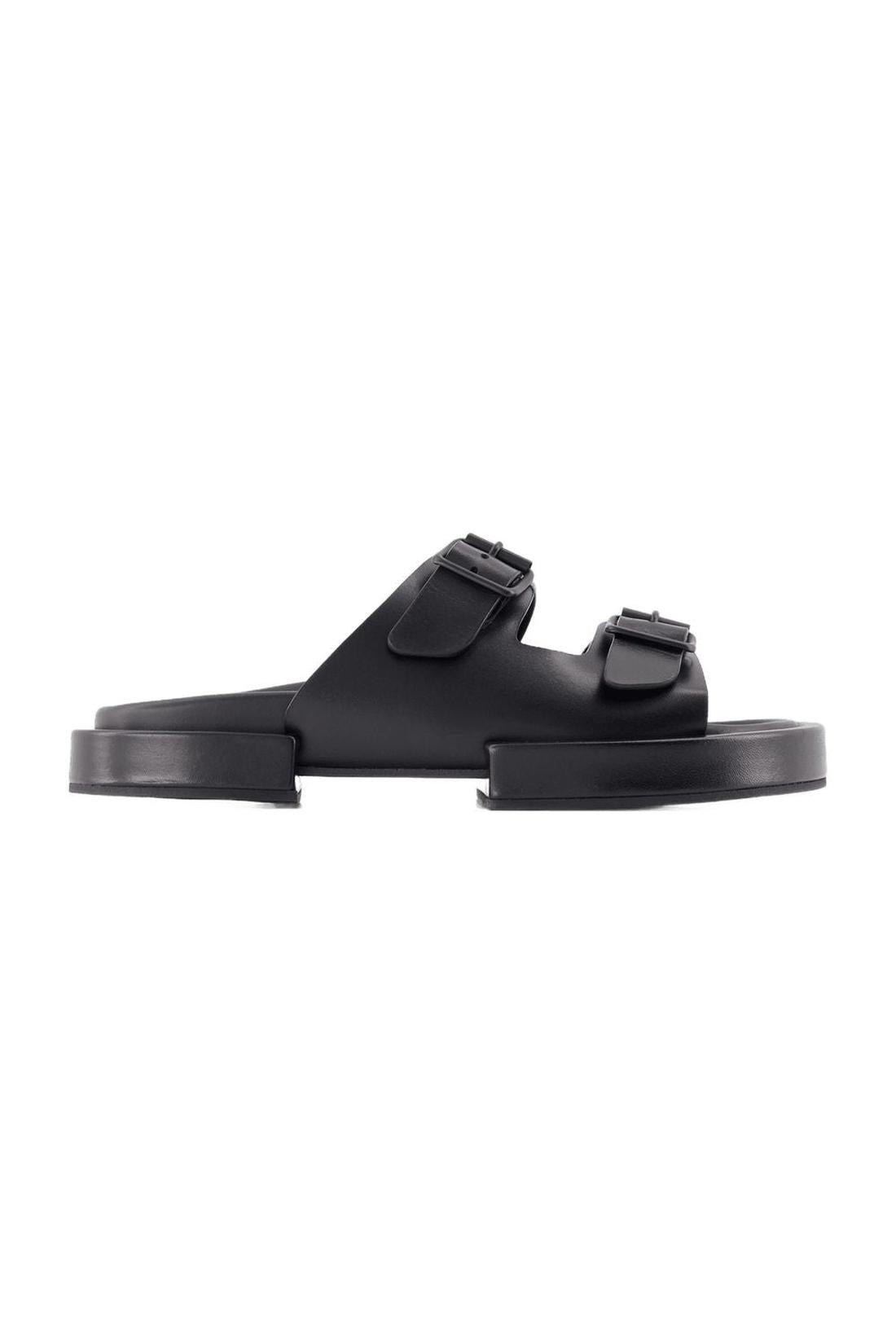 Block Henri Sandals - Ann Demeulemeester - Black - Leather