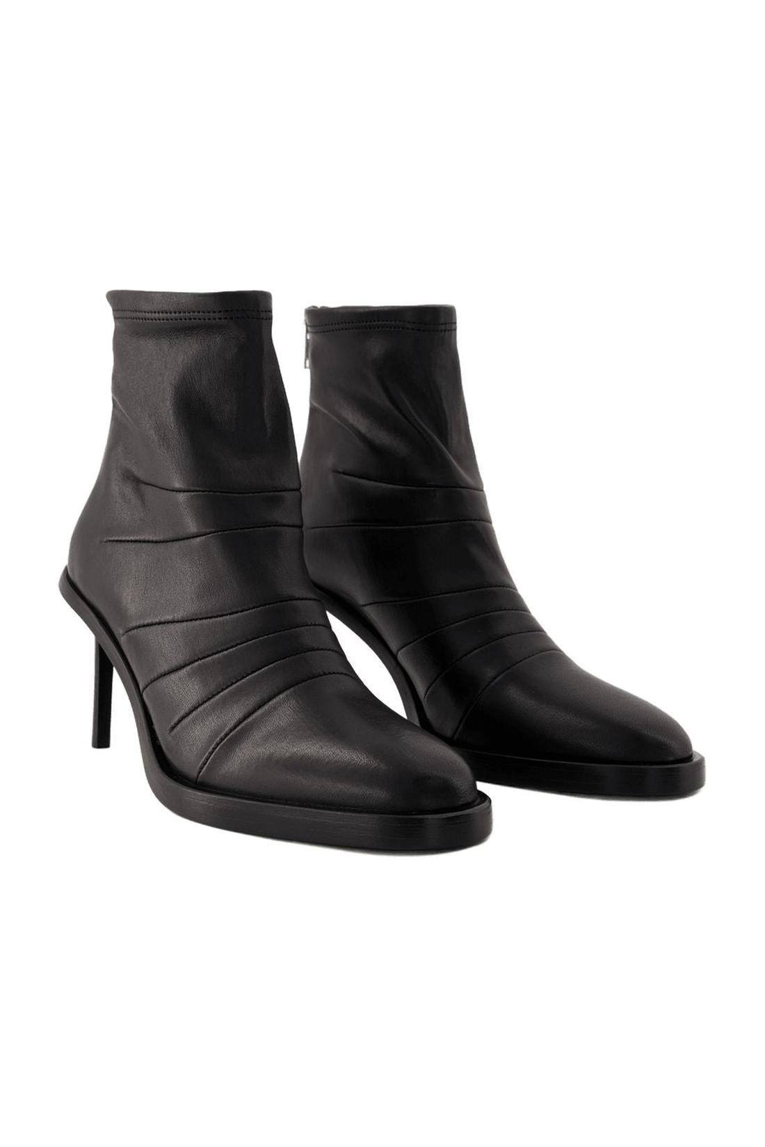 Ankle boots Hedy - Ann Demeulemeester - leather - black