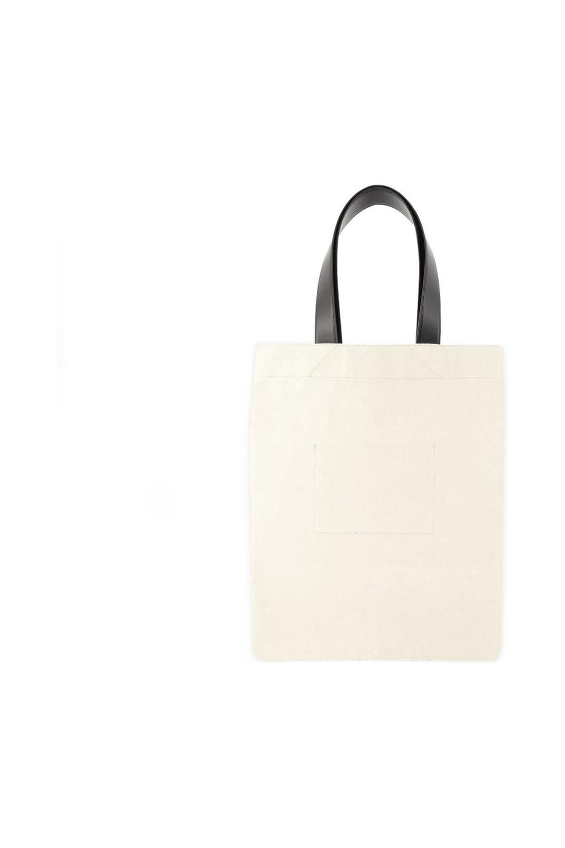 Cabas Book Tote - Jil Sander - Cotton - Beige