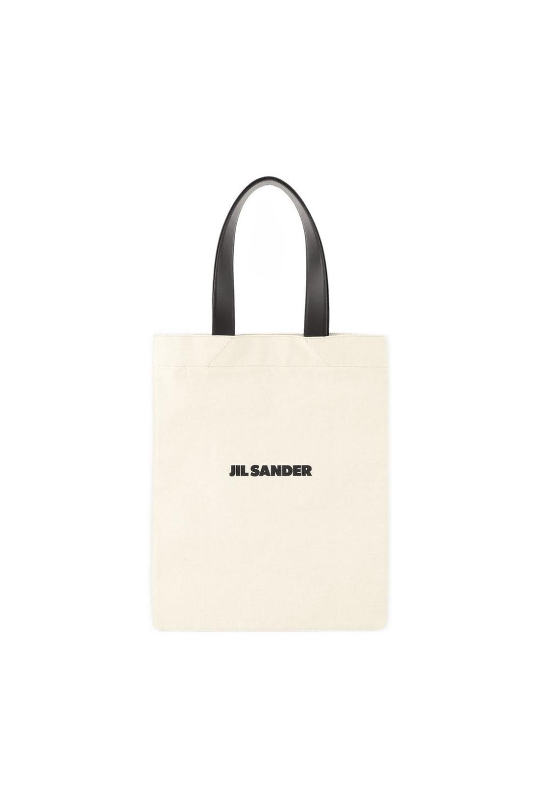 Cabas Book Tote - Jil Sander - Cotton - Beige