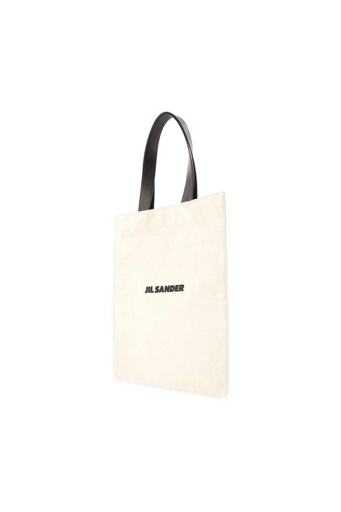 Cabas Book Tote - Jil Sander - Cotton - Beige