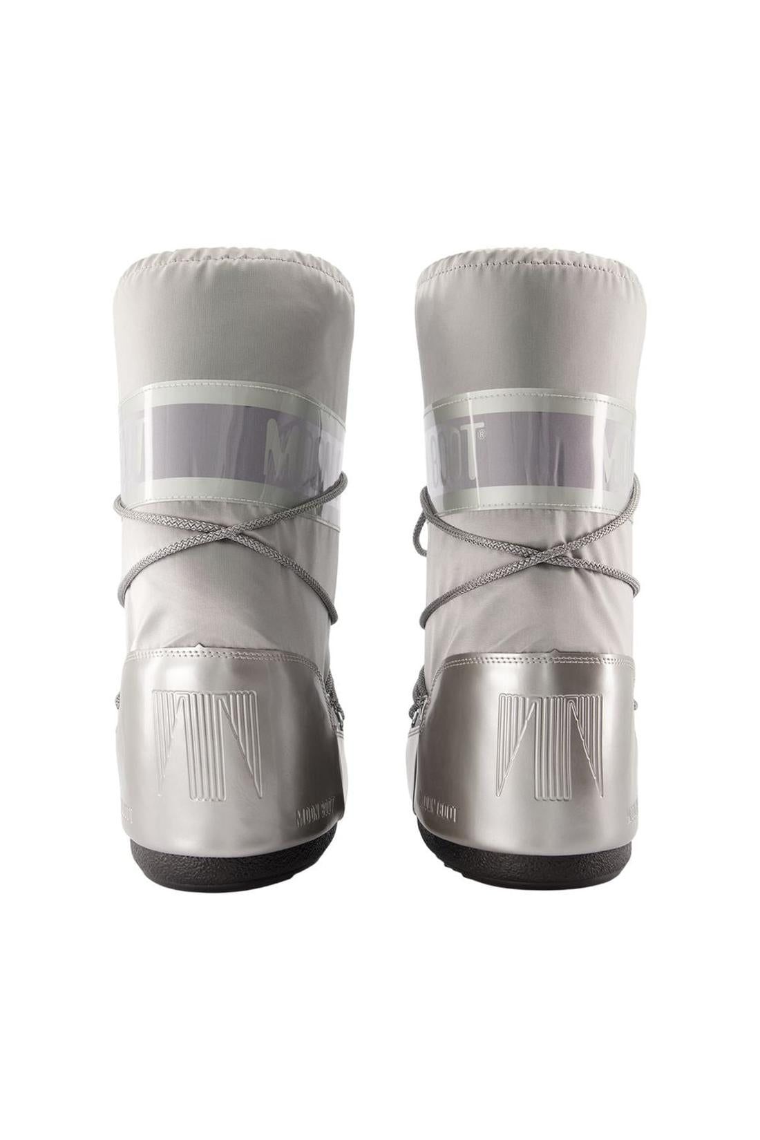 Moon Boot-Stiefel Icon Glance - Moon Boot - Synthetik - Silber-schuhe / stiefel-Black-Deal-Outlet-by-ARCHIVIST
