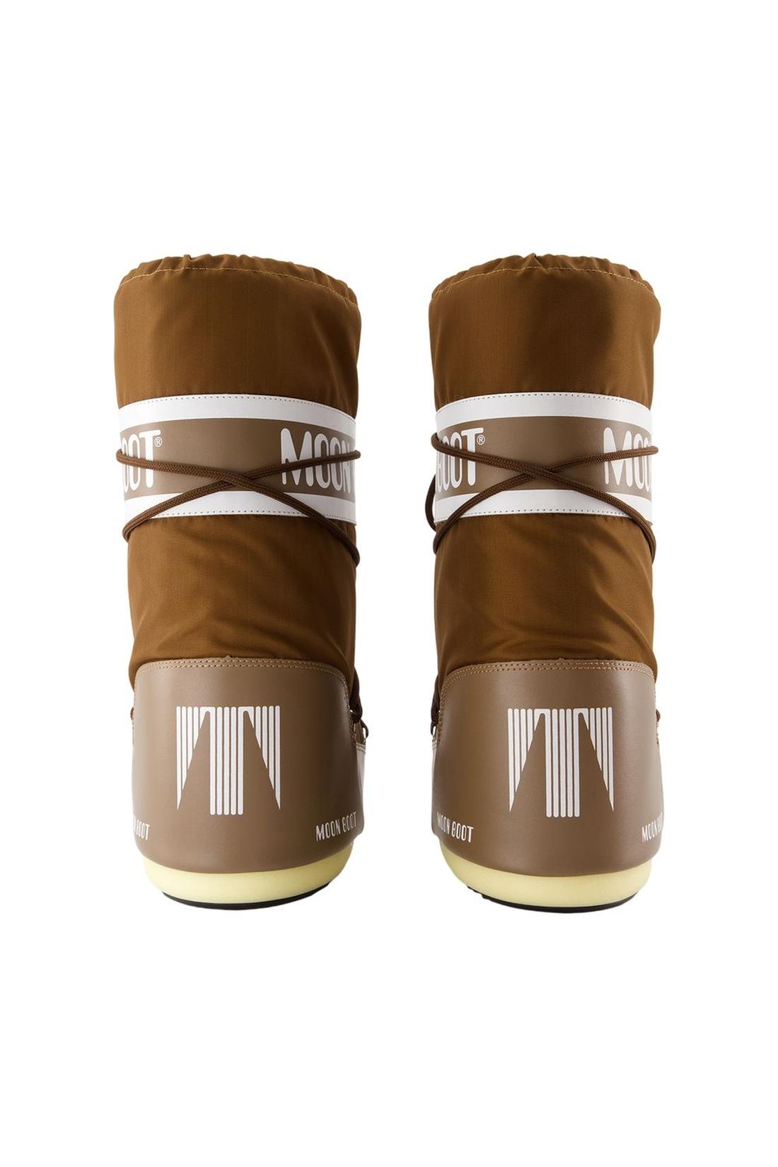 Moon Boot-Stiefel Icon - Moon Boot - Synthetik - Braun-schuhe / stiefel-Black-Deal-Outlet-by-ARCHIVIST