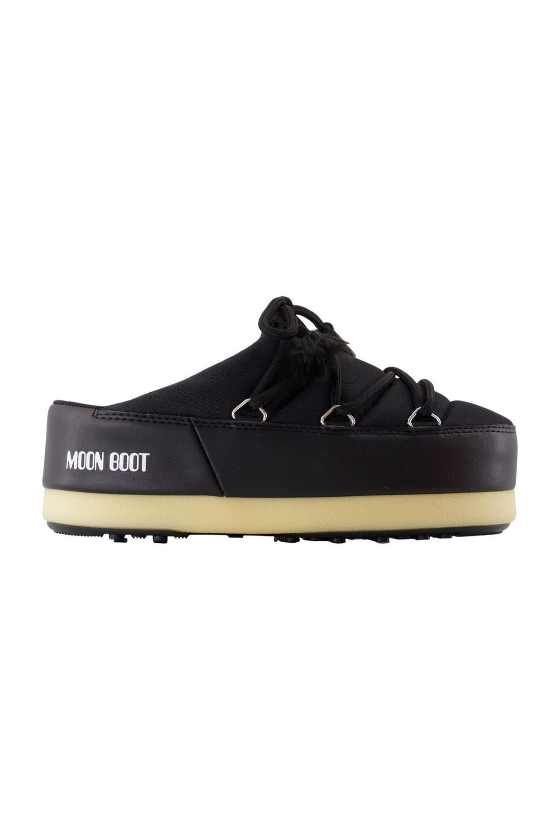 Moon Boot-Evx Mule Sandalen - Moon Boot - Synthetik - Schwarz-schuhe / pantoletten-Black-Deal-Outlet-by-ARCHIVIST