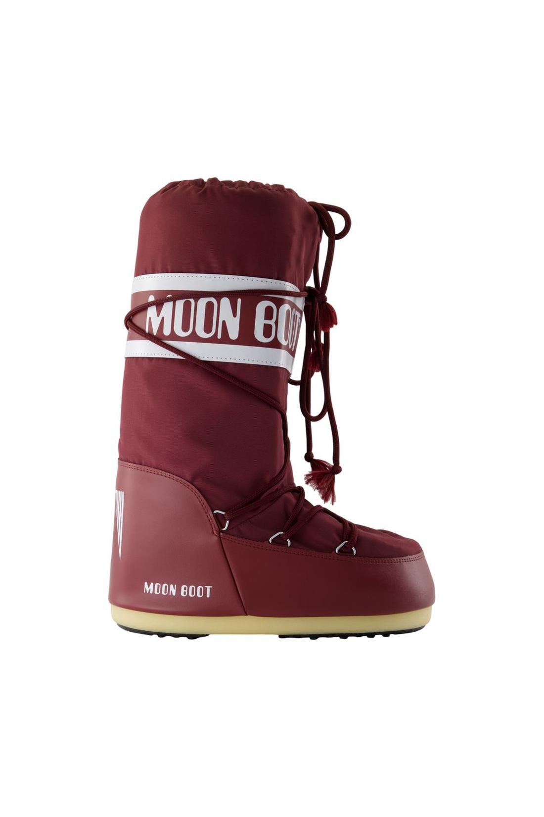 Moon Boot-Stiefel Icon - Moon Boot - Synthetik - Bordeaux-schuhe / stiefel-Black-Deal-Outlet-by-ARCHIVIST