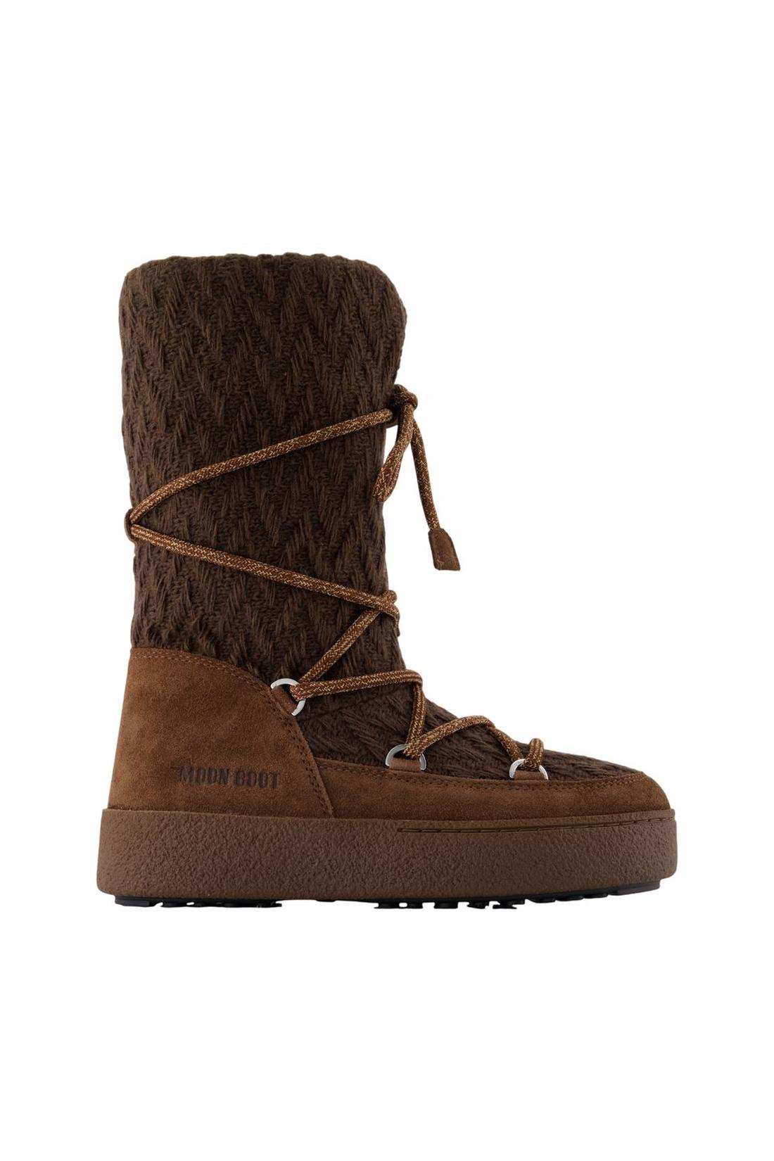 Stiefel Mb X Gir Ltrack - Moon Boot - Leder - Braun