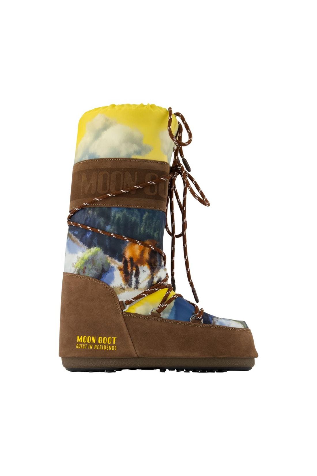 Stiefel Mb X Gir Icon Postcard - Moon Boot - Synthetik - Multi