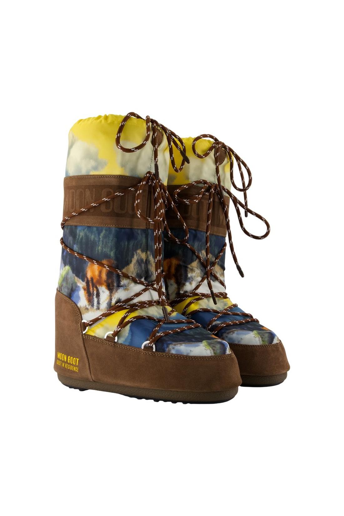 Stiefel Mb X Gir Icon Postcard - Moon Boot - Synthetik - Multi