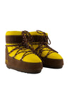 Moon Boot-Ankle Boots Mb X Gir Icon Low - Moon Boot - Synthetik - Gelb-Stiefel & Stiefeletten-Black-Deal-Outlet-by-ARCHIVIST