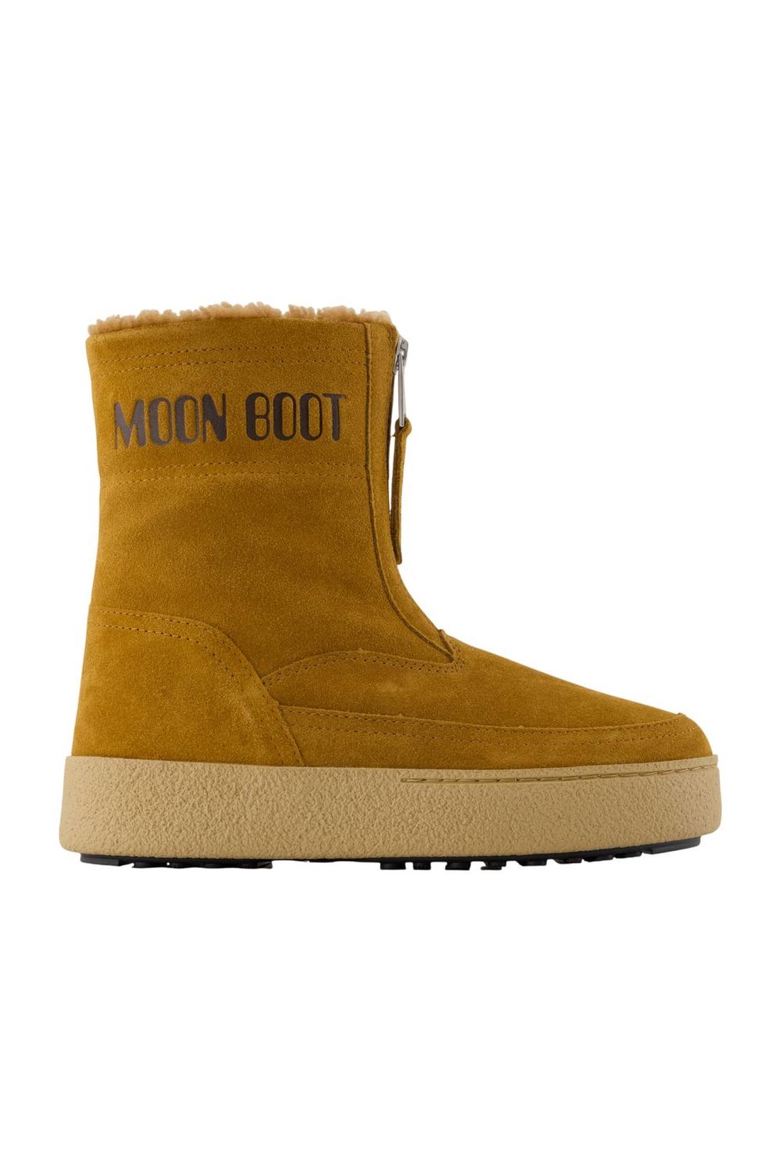 Stiefeletten Lara - Moon Boot - Leder - Braun