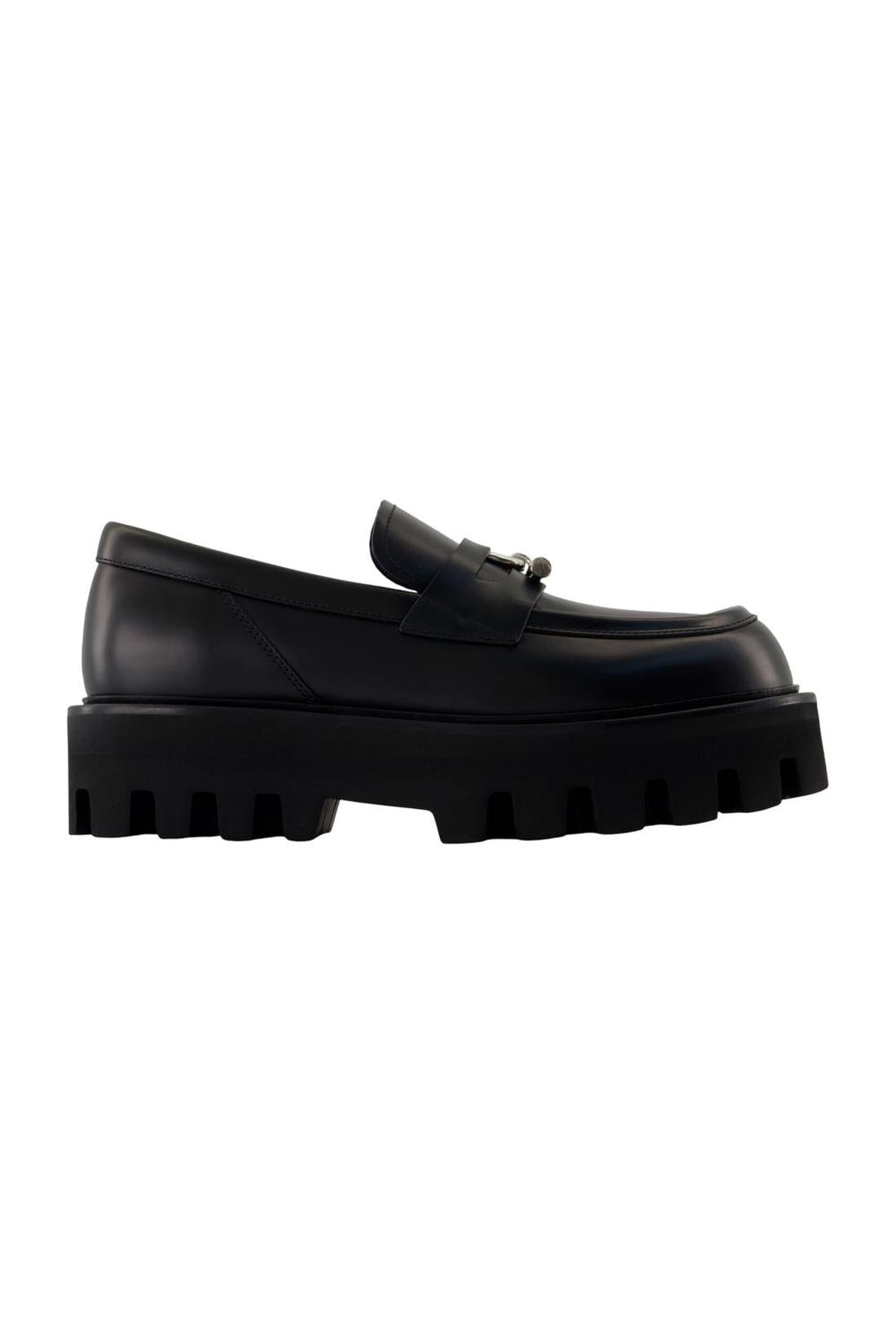Alexander McQueen-Oversize Flat Shoes - Alexander Mcqueen - Black - Leather-schuhe / flache-schuhe-Black-Deal-Outlet-by-ARCHIVIST