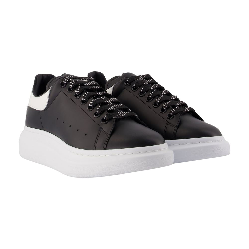 Oversized Sneakers - Alexander Mcqueen - Leder - Schwarz