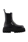 Alexander McQueen-Stiefeletten High - Alexander McQueen - Leder - Schwarz-Stiefel & Stiefeletten-Black-Deal-Outlet-by-ARCHIVIST