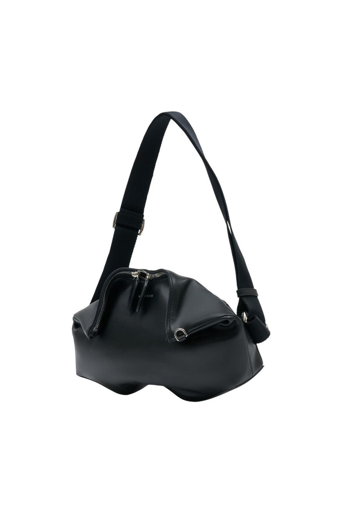 Manta Messenger Clutch - Alexander McQueen - Leder - Schwarz