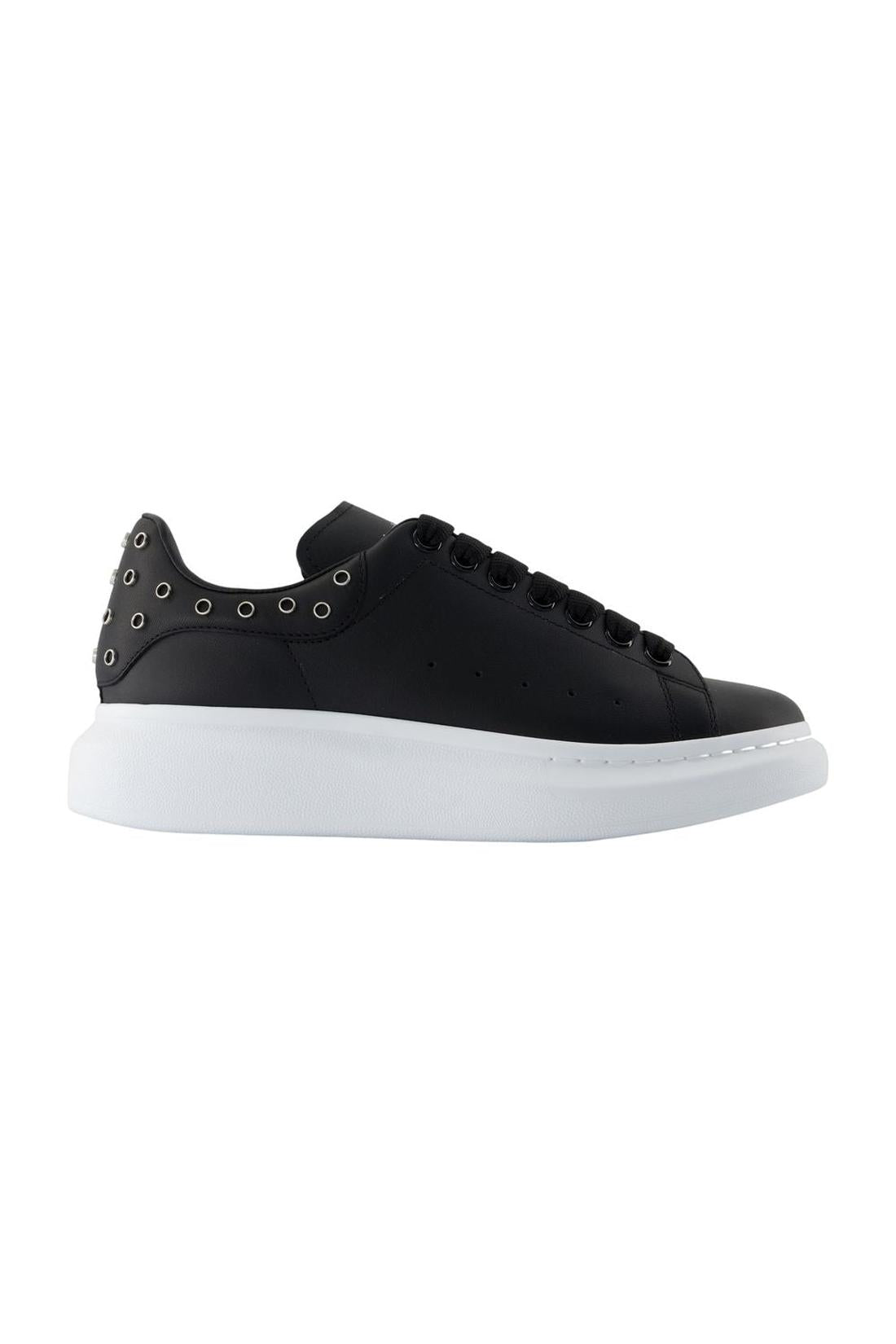Oversized Sneakers - Alexander Mcqueen - Leder - Schwarz