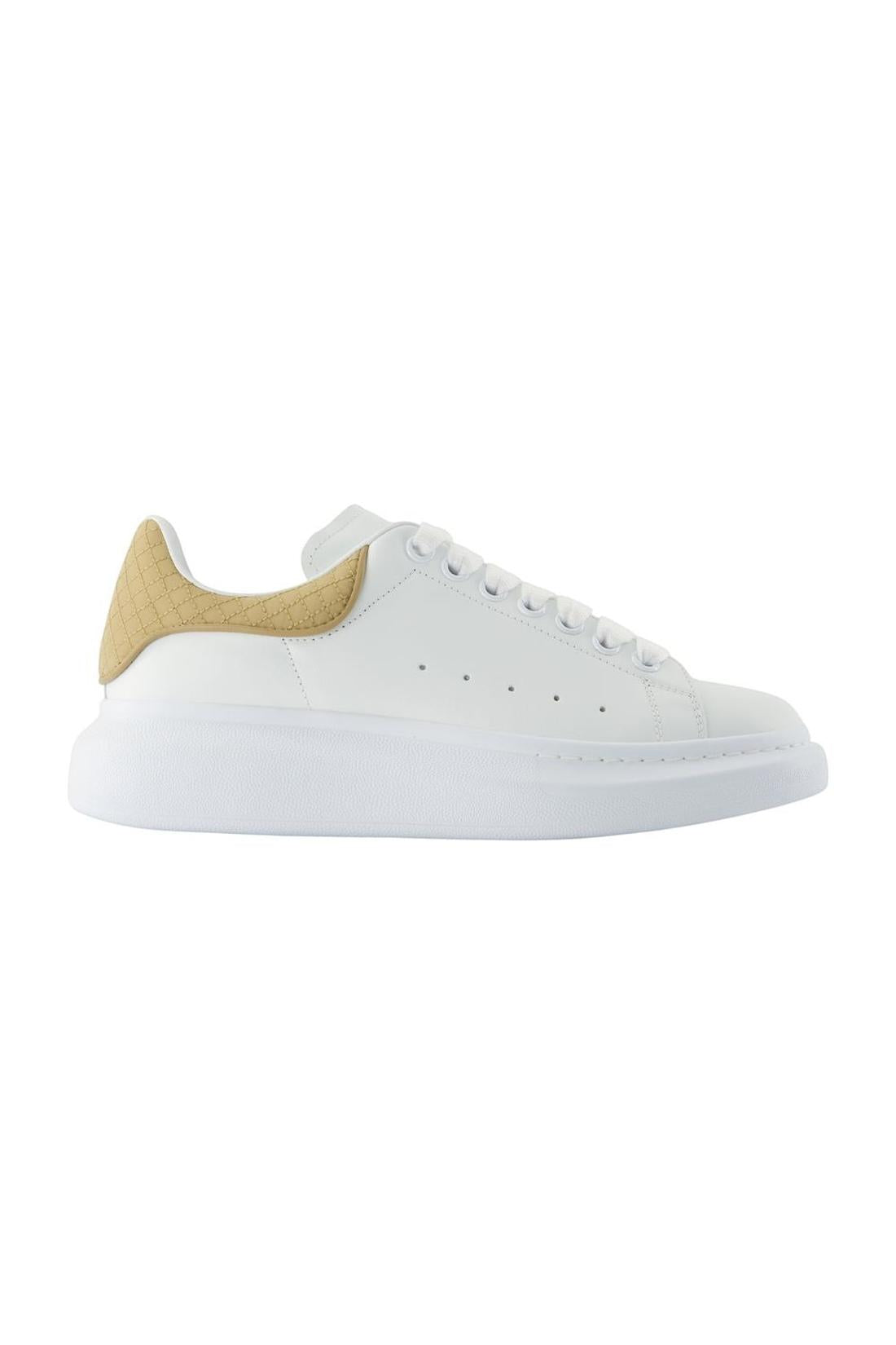 Oversized Sneakers - Alexander McQueen - Leder - Beige-Sneaker-Alexander McQueen-EU39-beige-ARCHIVIST