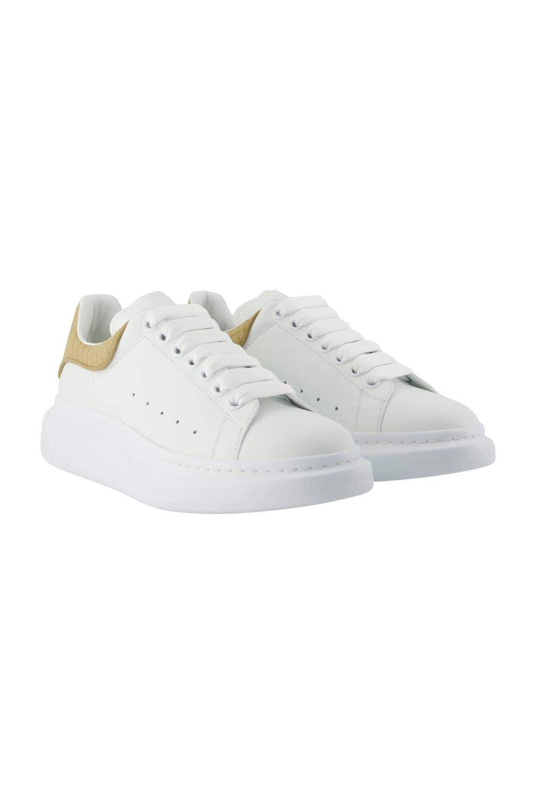 Oversized Sneakers - Alexander McQueen - Leder - Beige-Sneaker-Alexander McQueen-ARCHIVIST