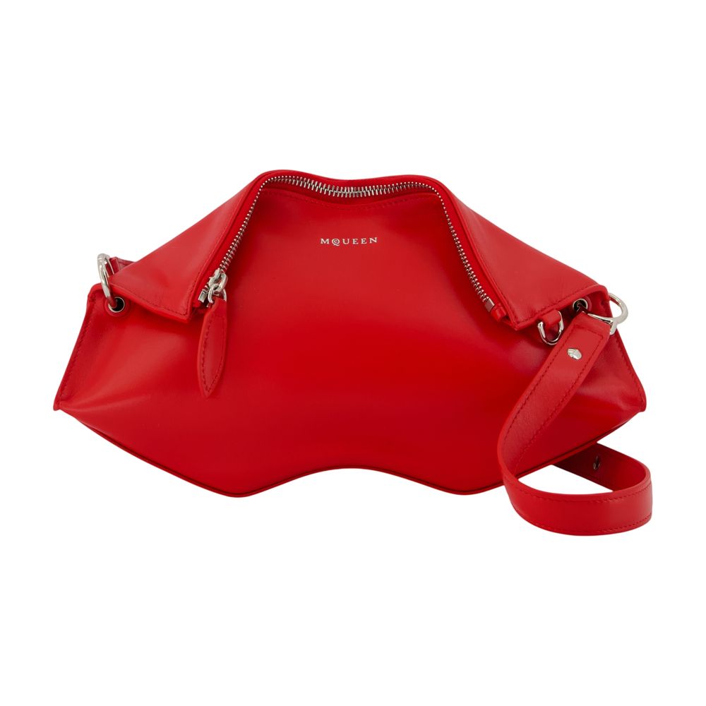 Manta Clutch - Alexander McQueen - Leder - Rot