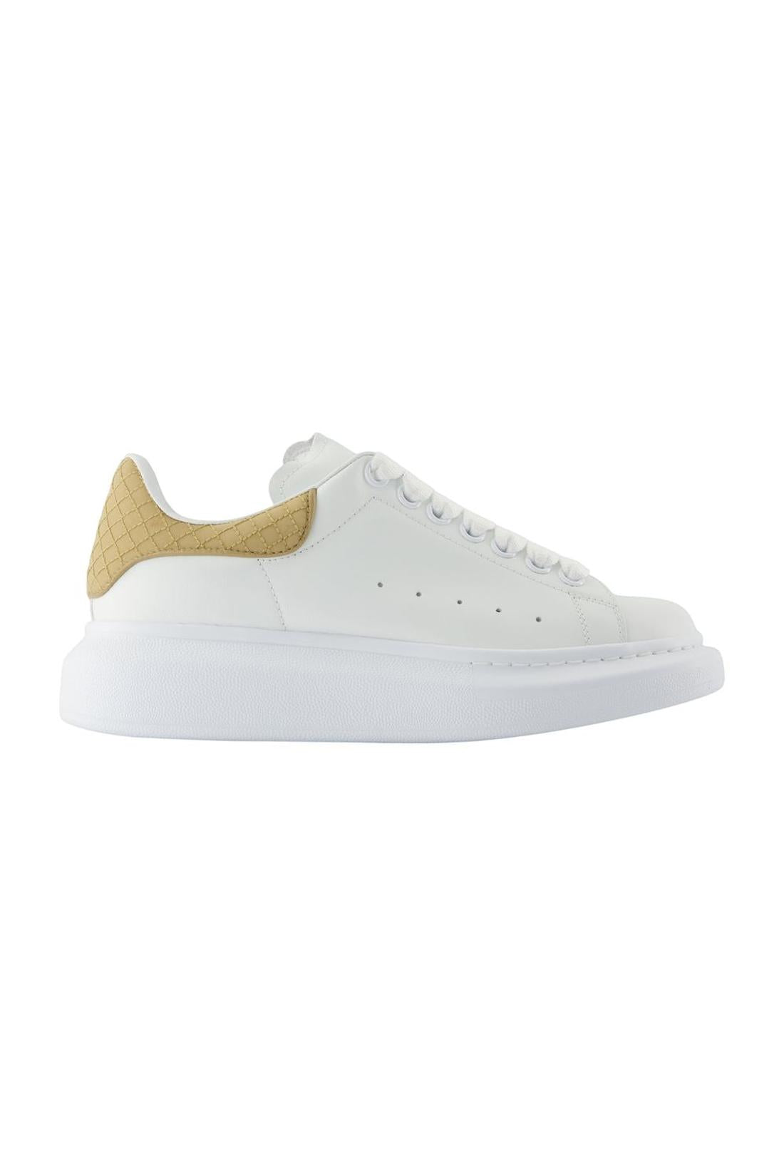 Oversized Sneakers - Alexander McQueen - Leder - Beige-Sneaker-Alexander McQueen-OUTLET-EU35-beige-ARCHIVIST-ARCHIVE-SALE