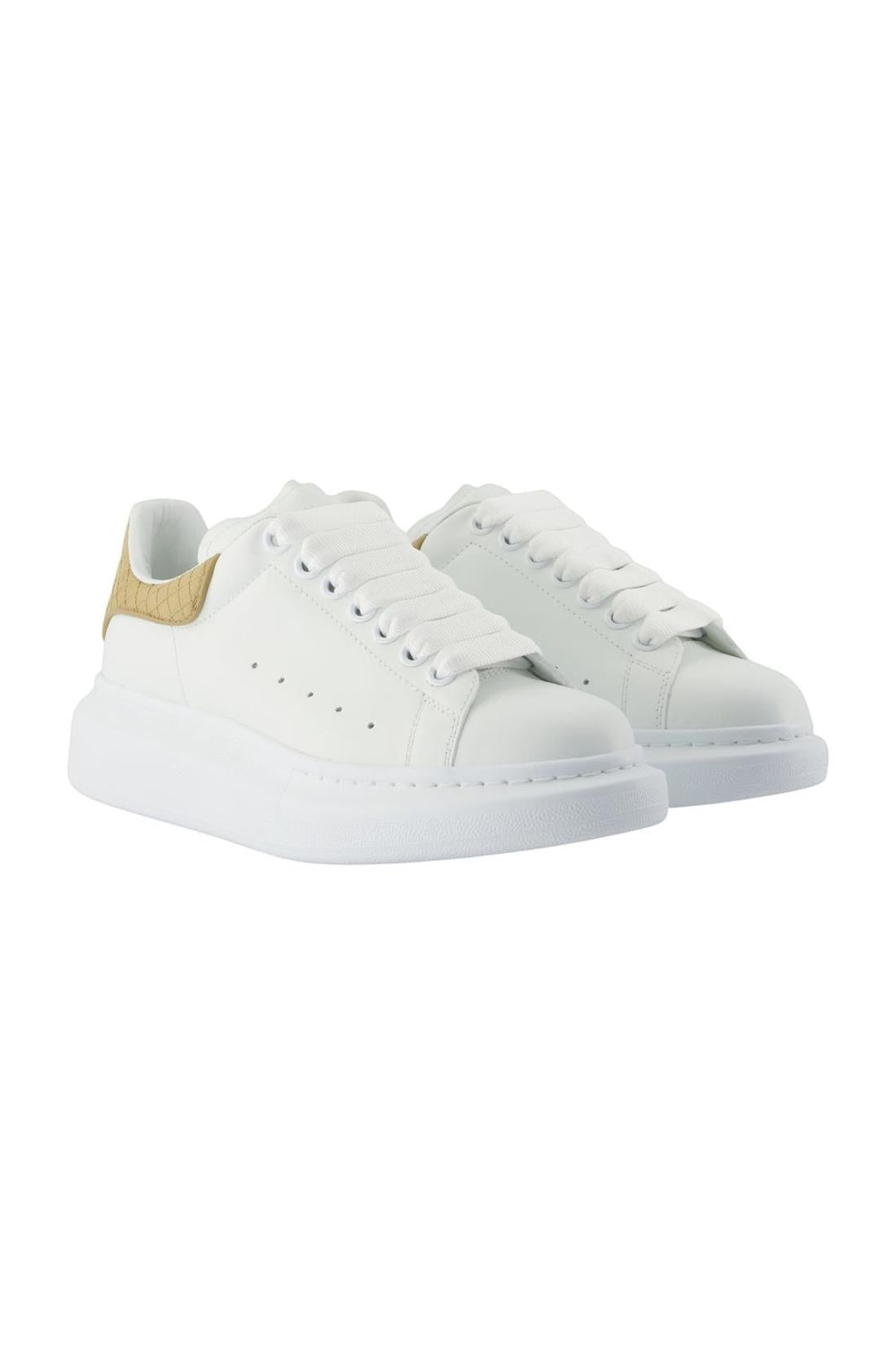 Oversized Sneakers - Alexander McQueen - Leder - Beige-Sneaker-Alexander McQueen-OUTLET-ARCHIVIST-ARCHIVE-SALE