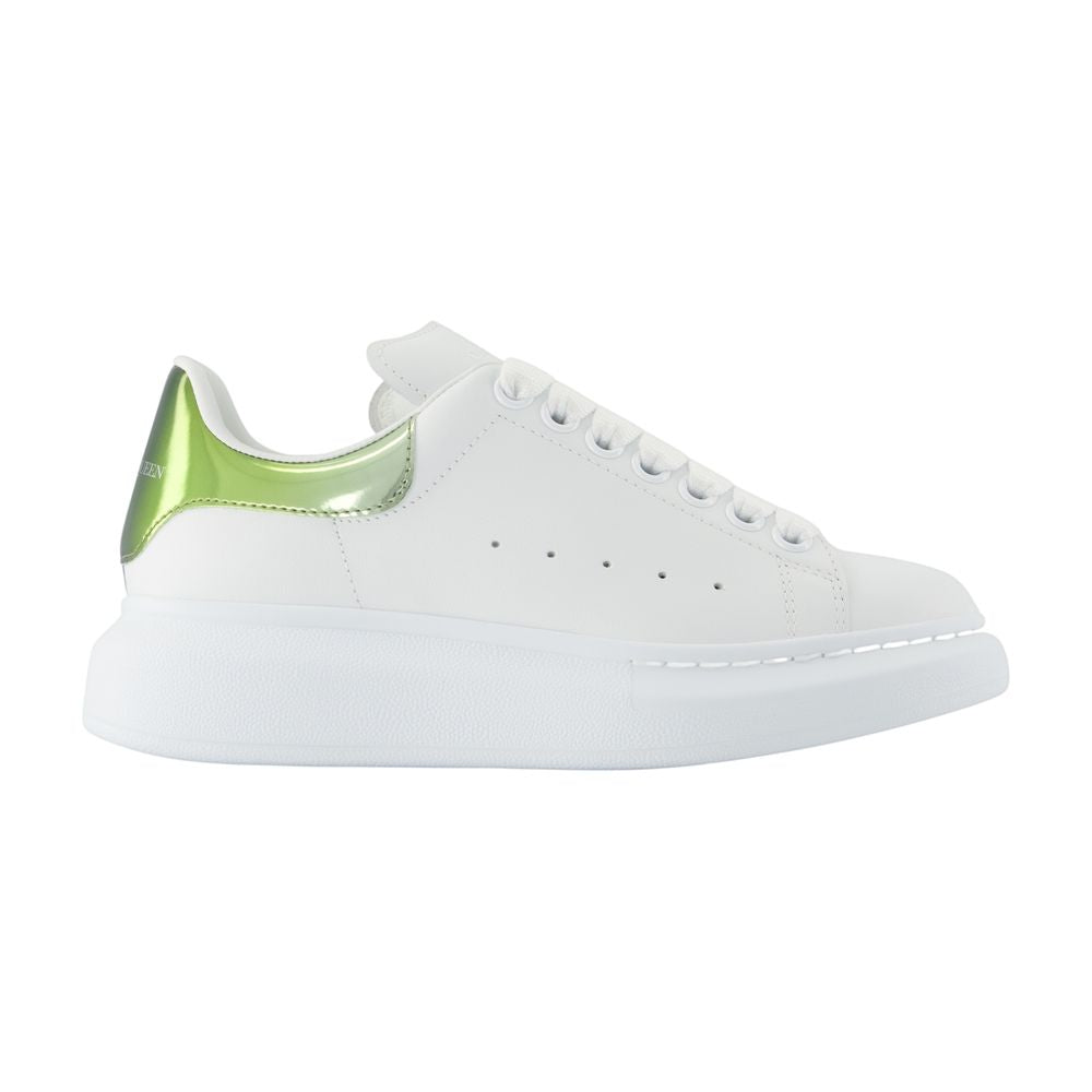Oversized Sneakers - Alexander McQueen - Leder - Grün
