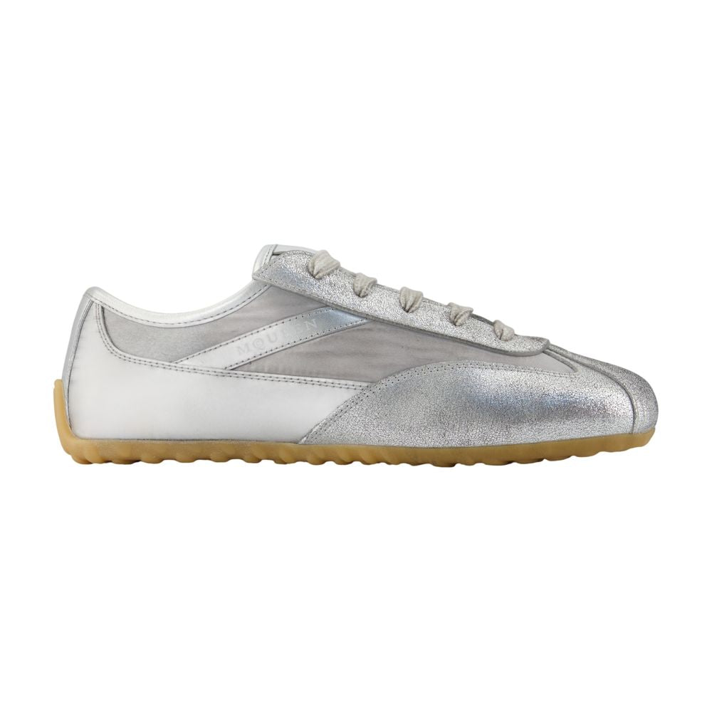 Sneakers EC1 – Alexander McQueen – Nylon – Silberfarben
