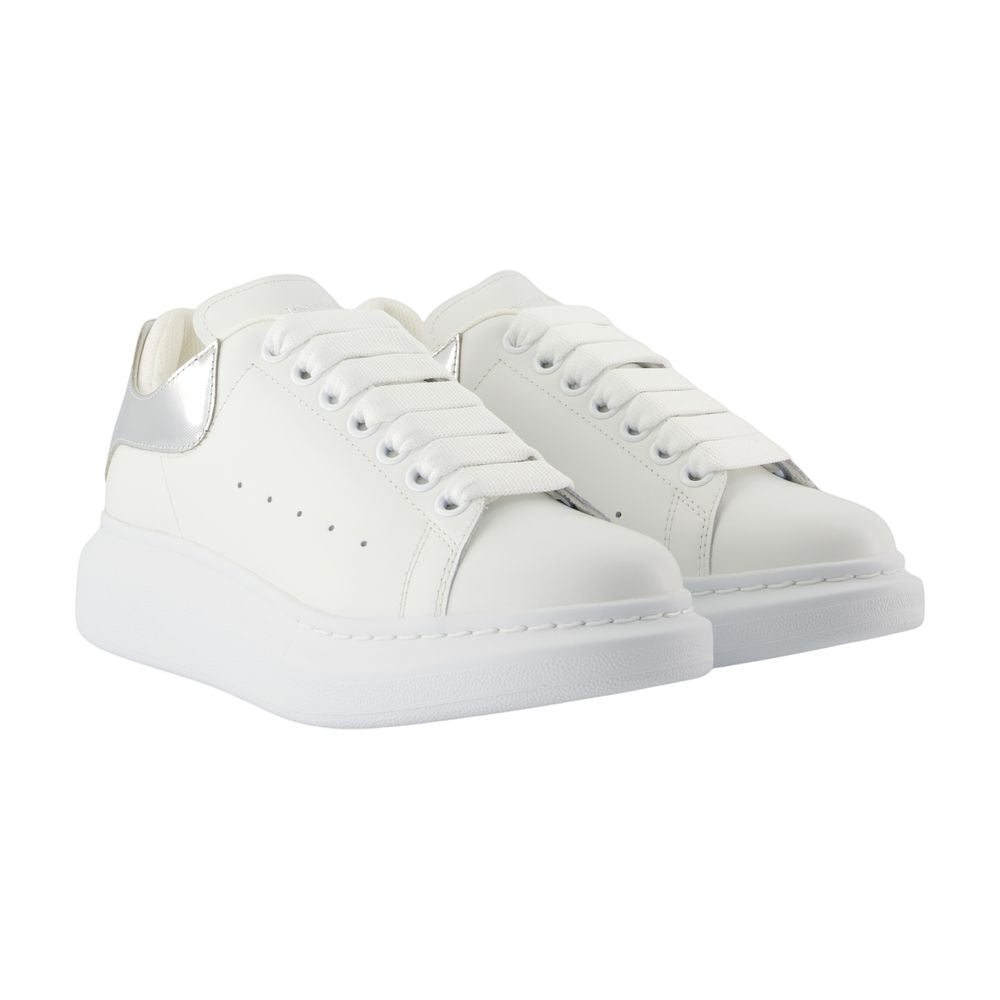 Oversized Sneakers - Alexander McQueen - Leder - Weiß