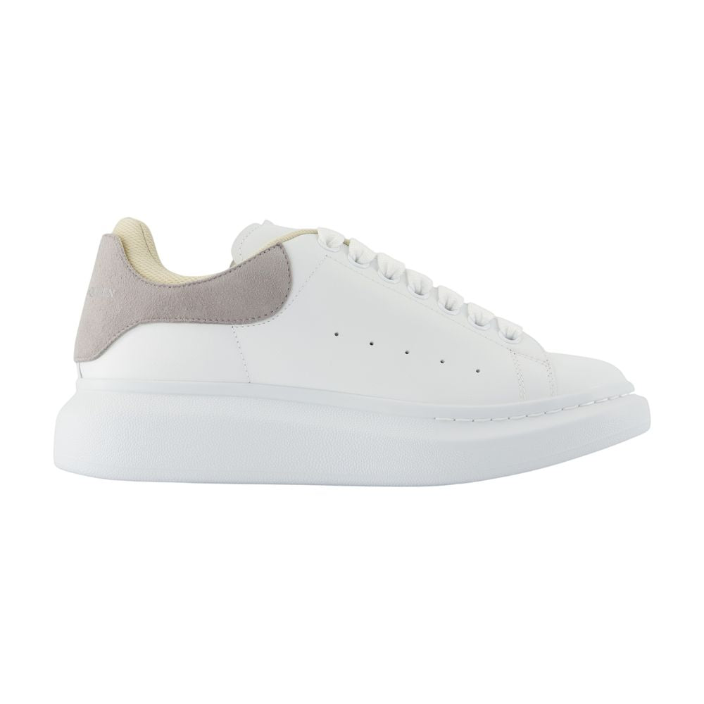 Oversized Sneakers - Alexander McQueen - Leder - Grau