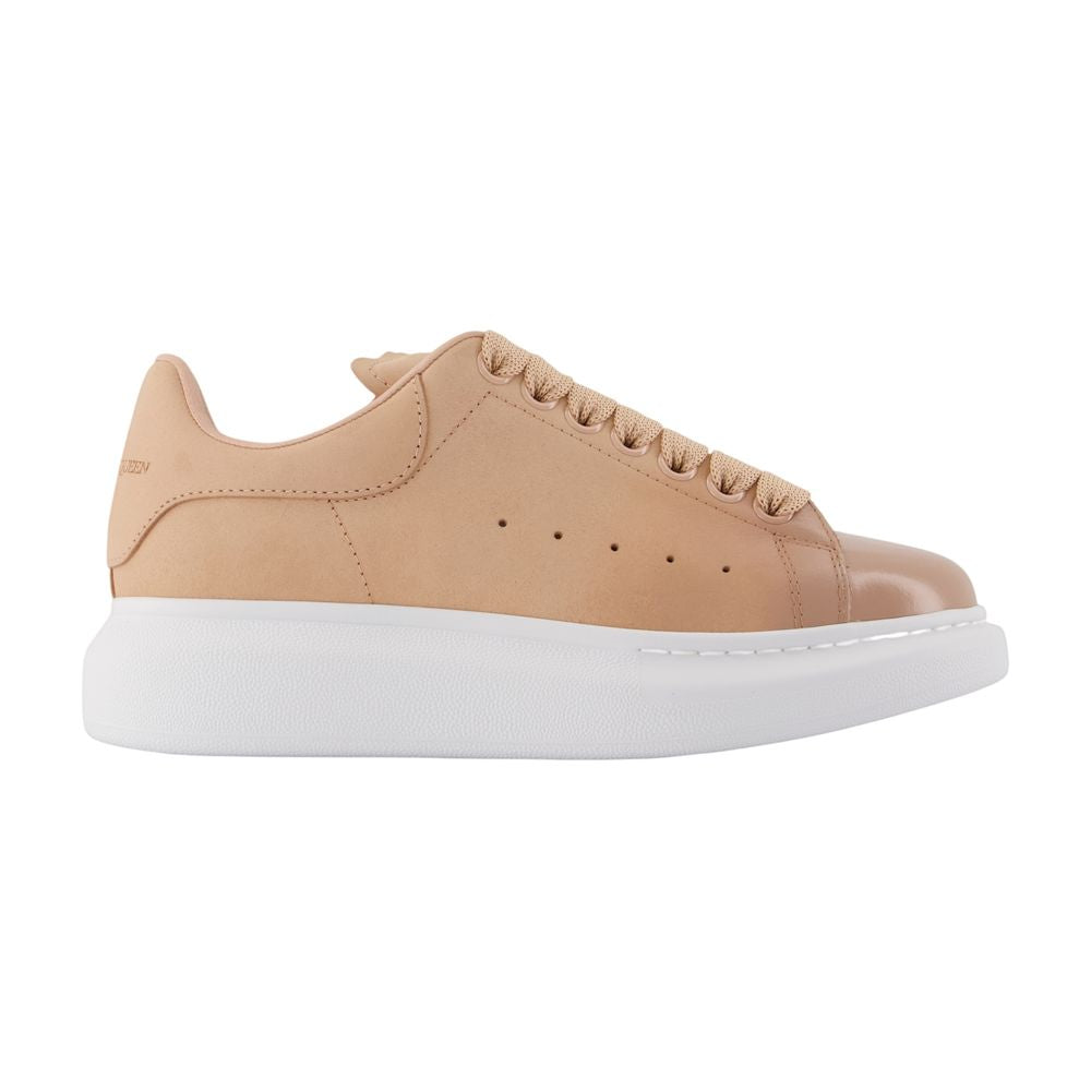 Oversized Sneakers - Alexander McQueen - Leder - Beige